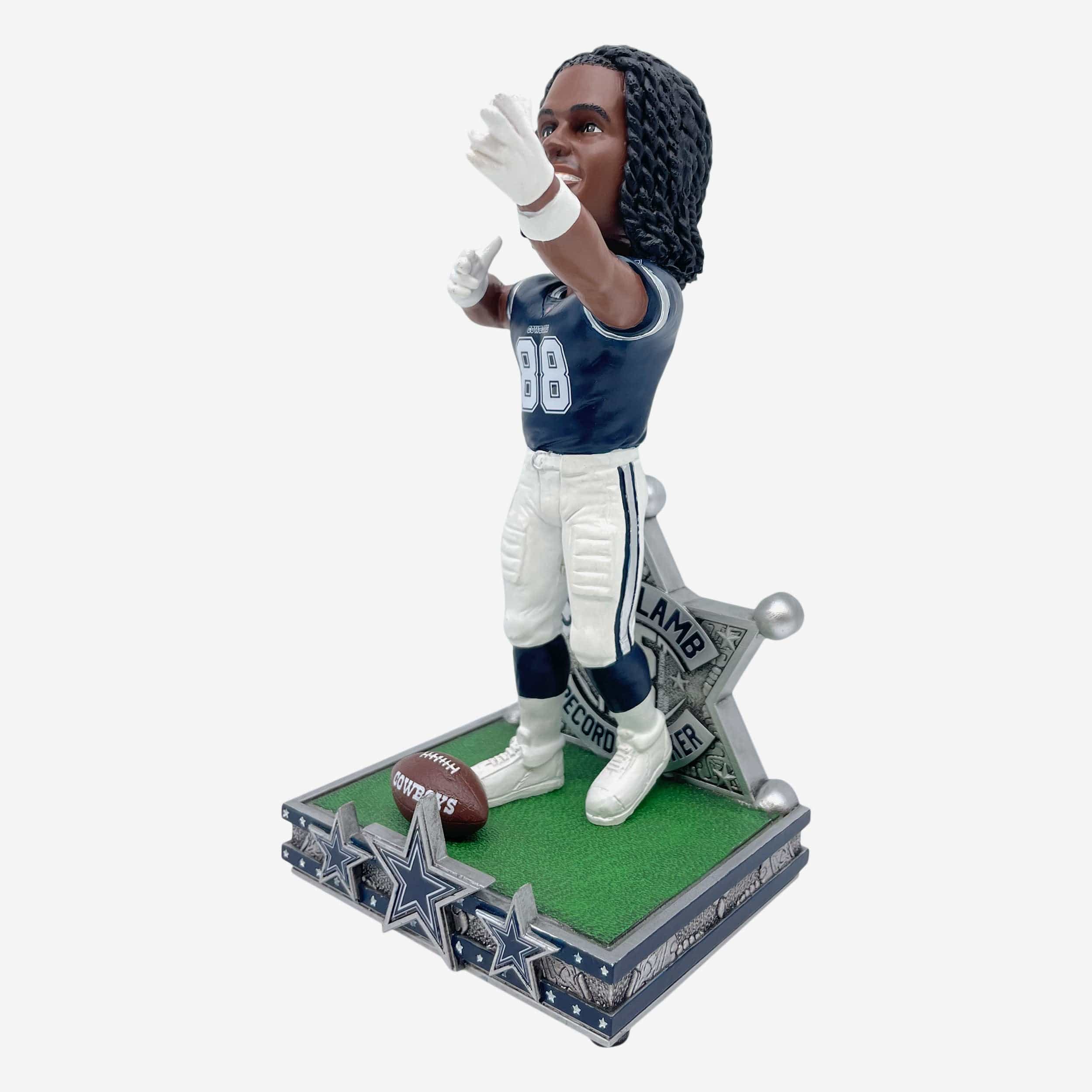 CeeDee Lamb Dallas Cowboys All Time Single Season Receiving And Yards Franchise Record Bobblehead - Image 4