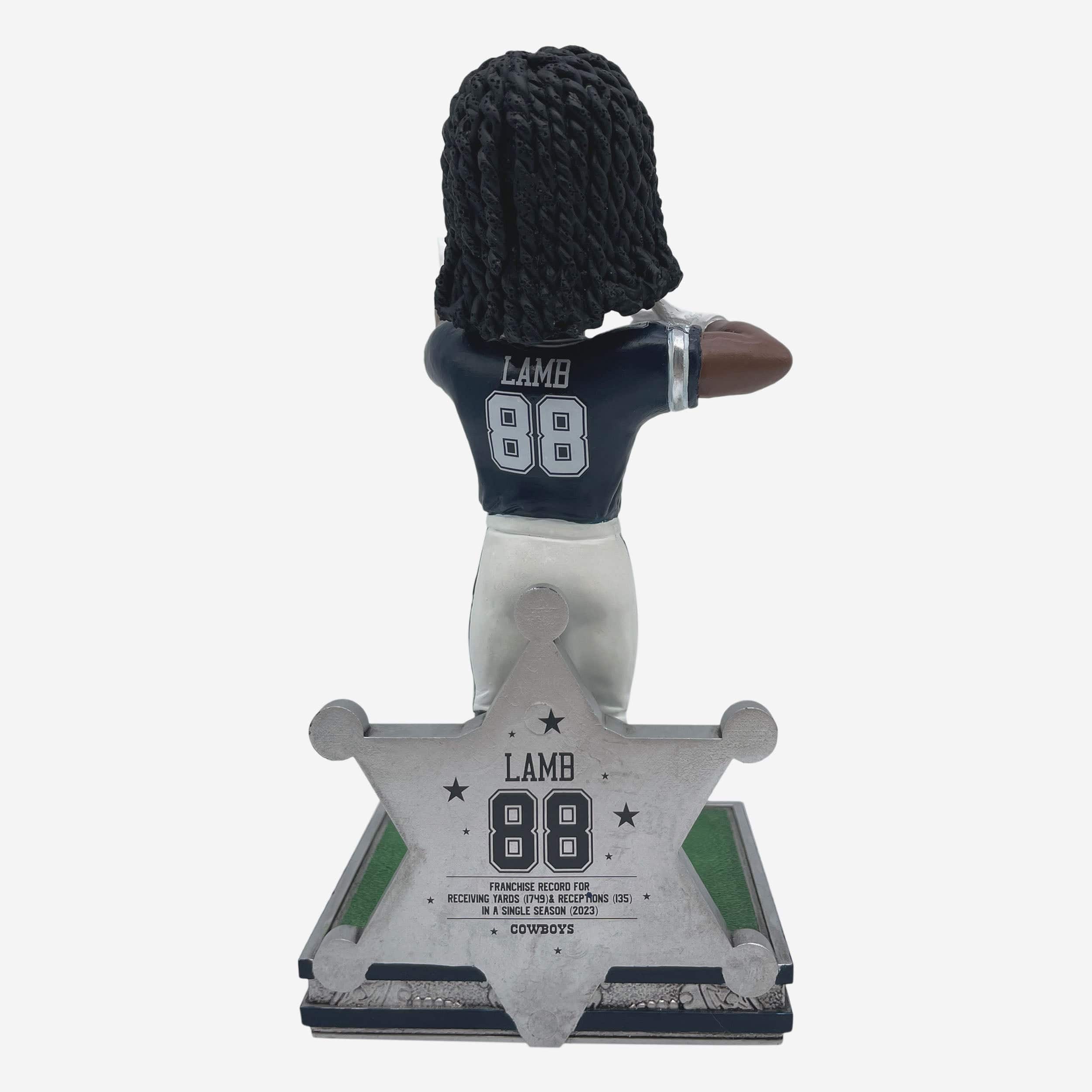 CeeDee Lamb Dallas Cowboys All Time Single Season Receiving And Yards Franchise Record Bobblehead - Image 5