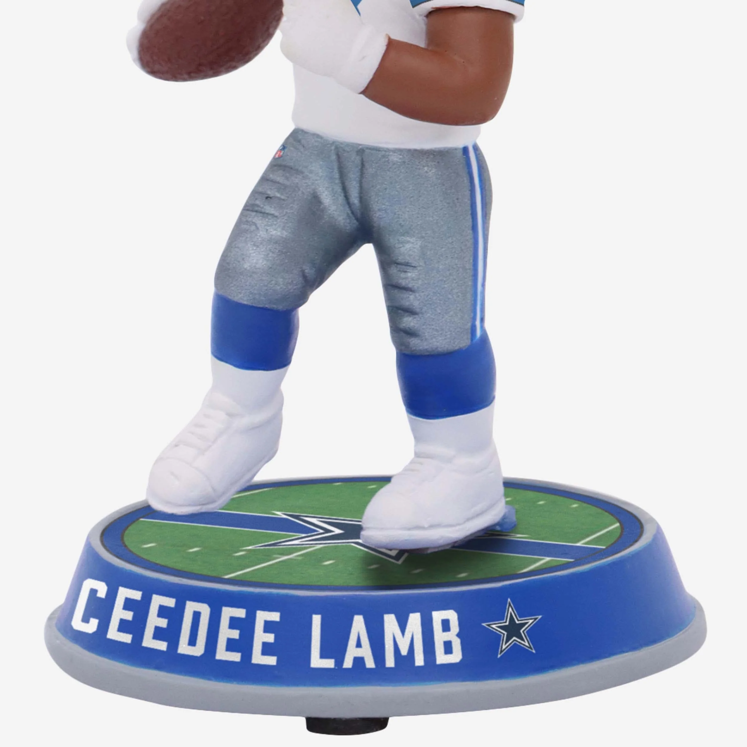 CeeDee Lamb Dallas Cowboys Field Stripe Mini Bighead Bobblehead - Image 3