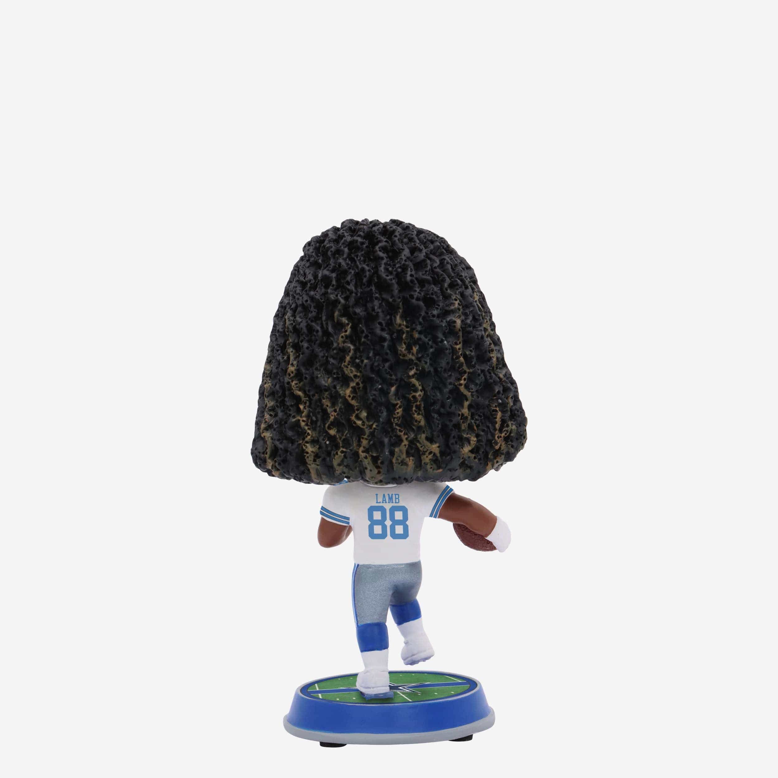 CeeDee Lamb Dallas Cowboys Field Stripe Mini Bighead Bobblehead - Image 5