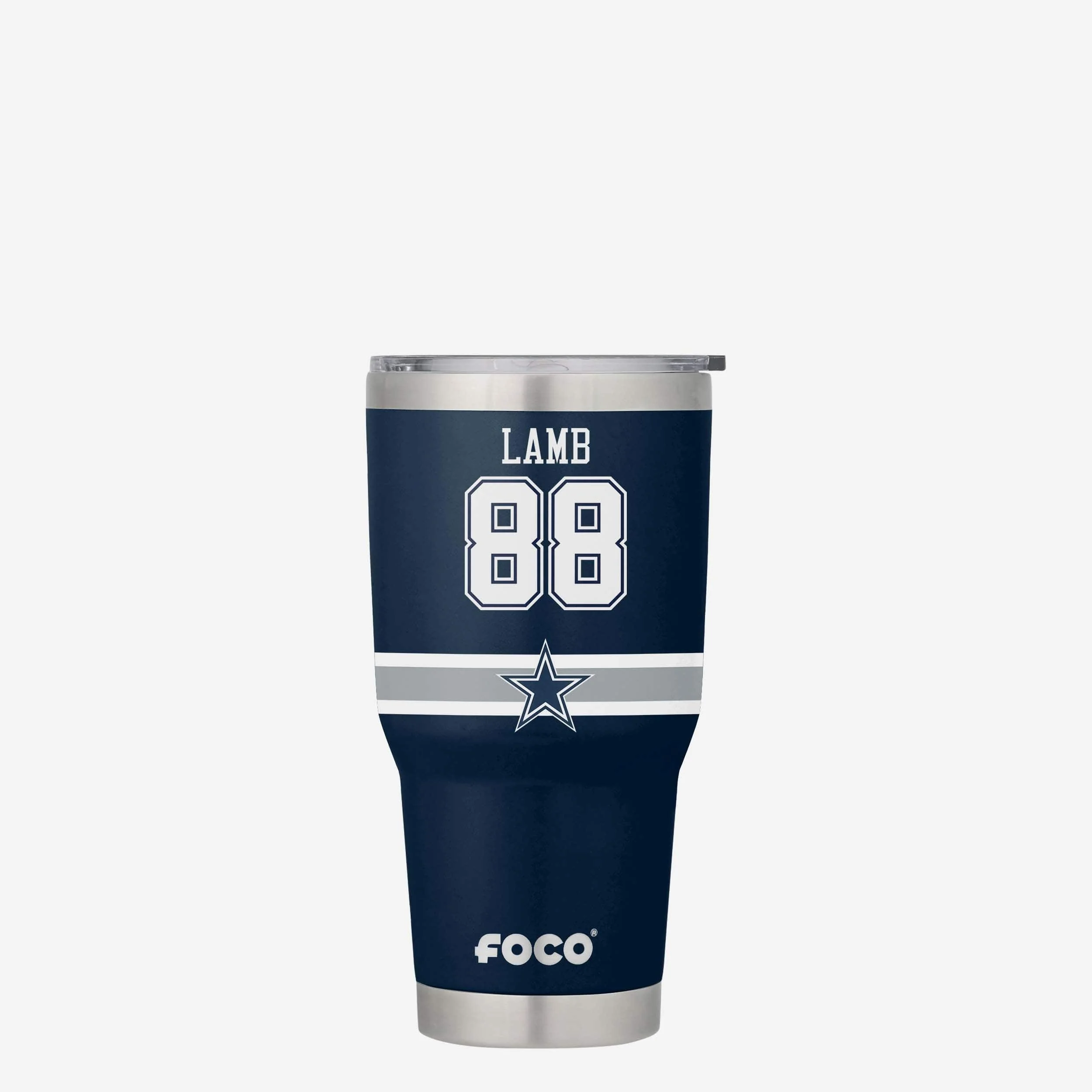CeeDee Lamb Dallas Cowboys Team Logo 30 oz Player Tumbler