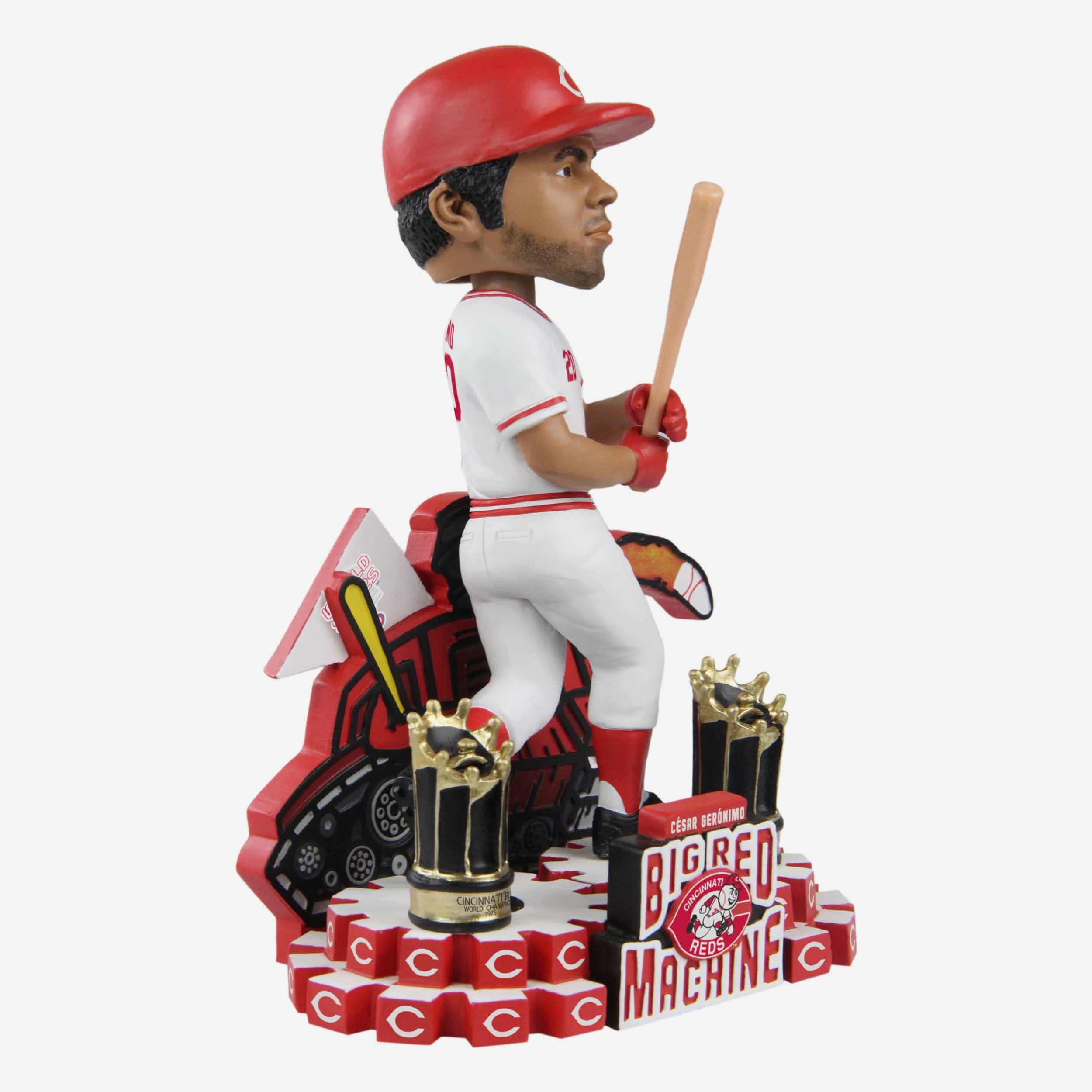 Cesar Geronimo Cincinnati Reds 1976 World Series Champions Big Red Machine Bobblehead - Image 4