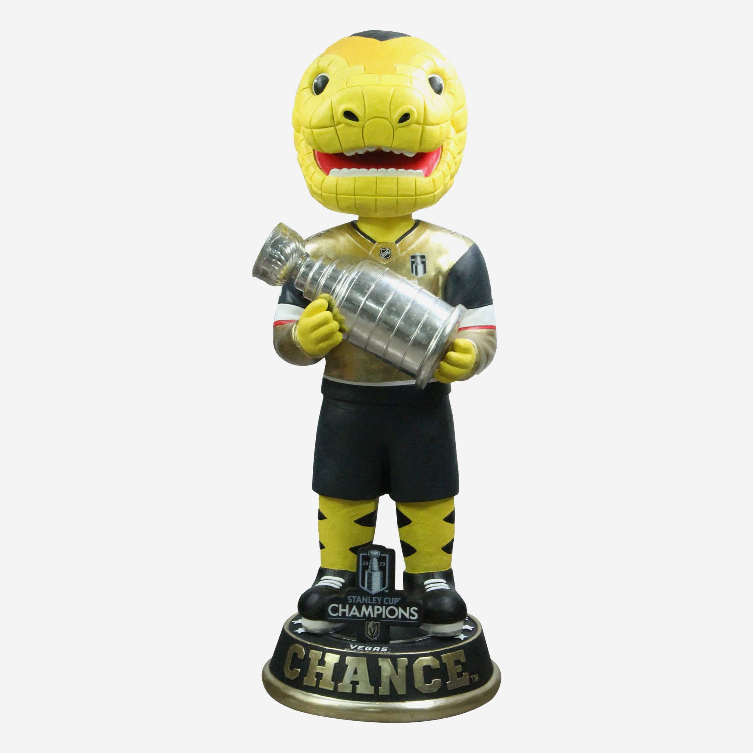 Chance Vegas Golden Knights 2023 Stanley Cup Champions 3 Ft Mascot Bobblehead