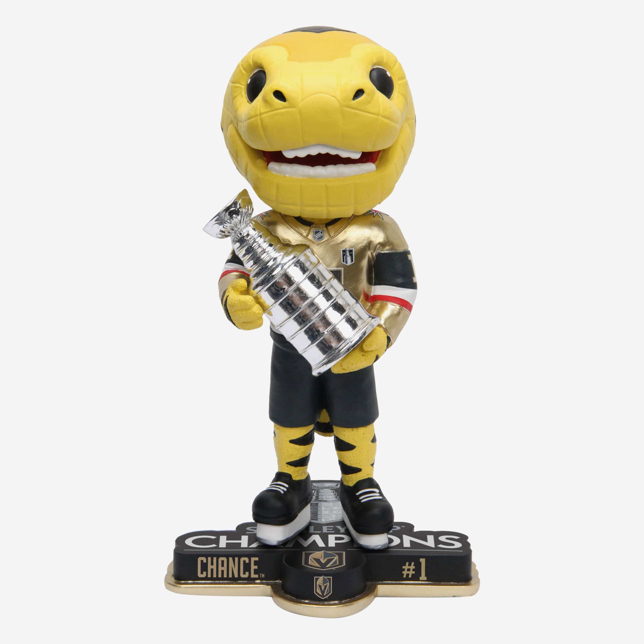 Chance Vegas Golden Knights 2023 Stanley Cup Champions Mascot Bobblehead