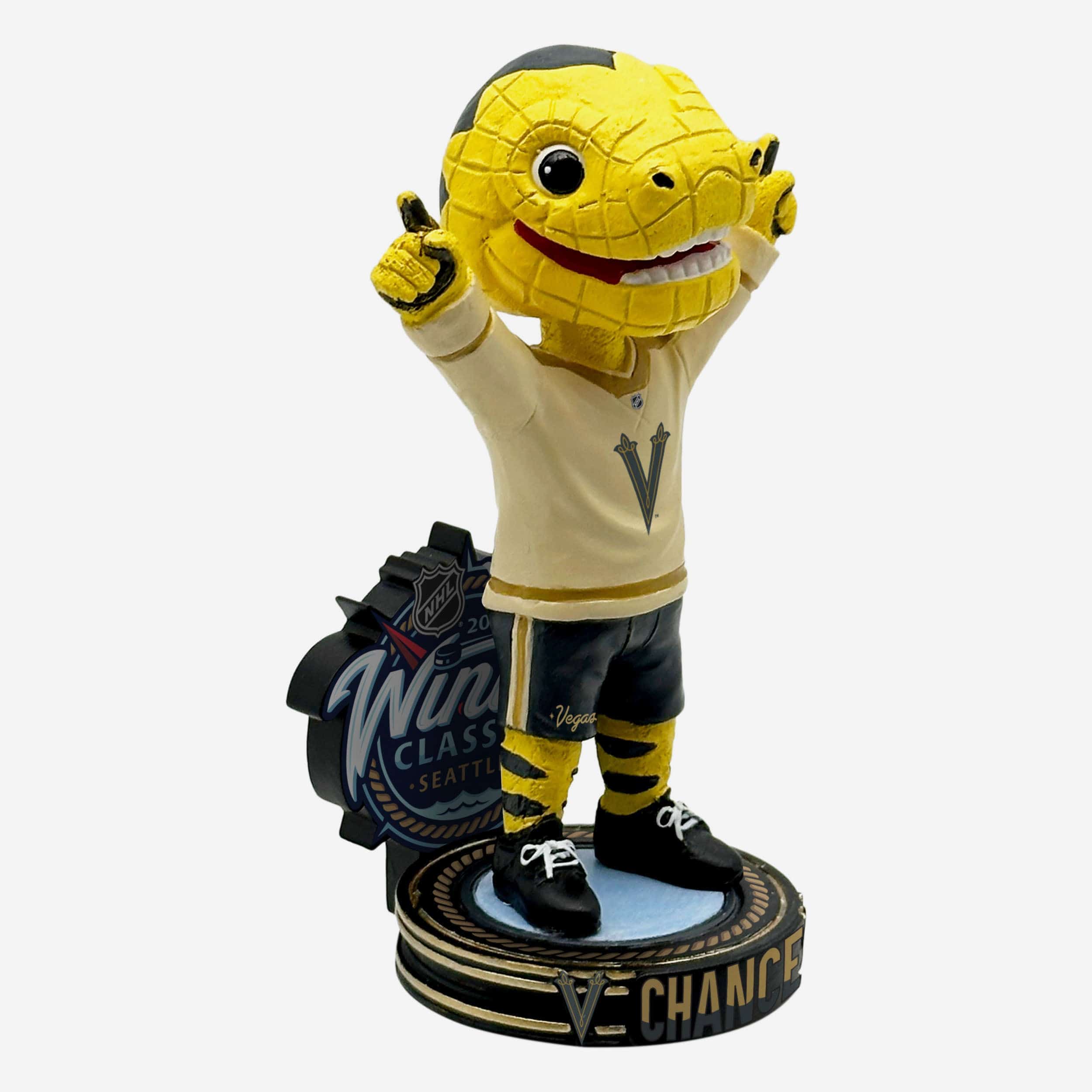 Chance Vegas Golden Knights 2024 Winter Classic Mascot Bobblehead - Image 4