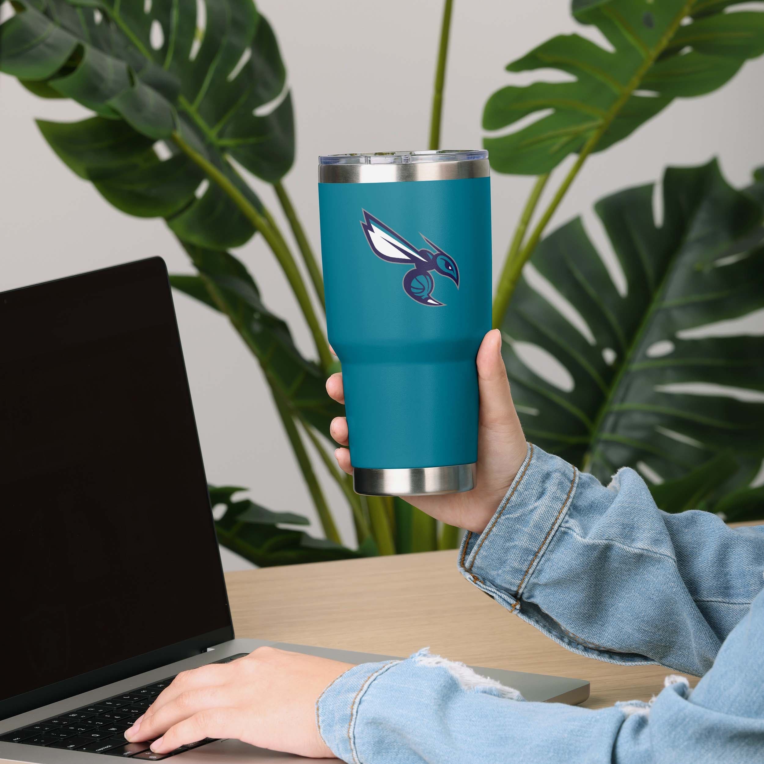 Charlotte Hornets Team Logo 30 oz Tumbler - Image 2