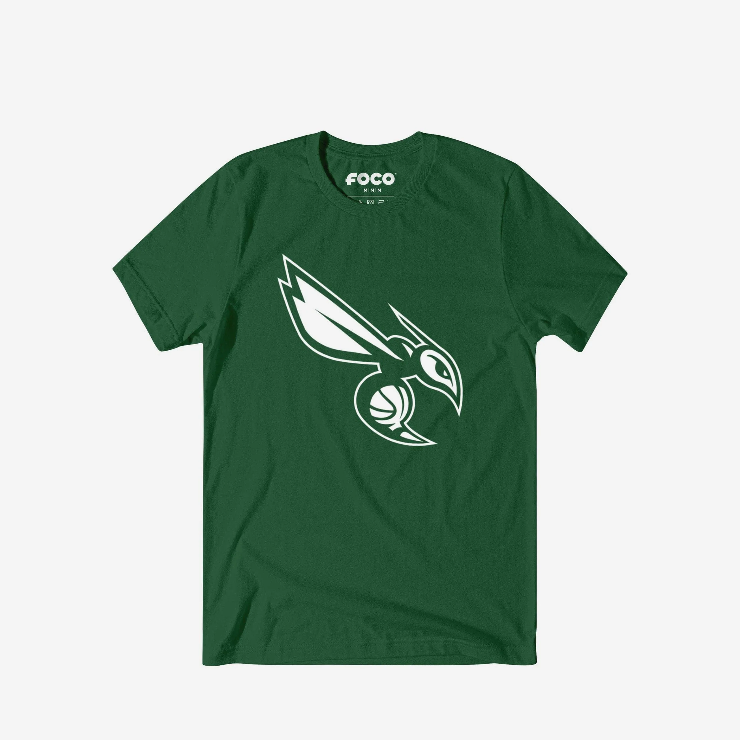 Charlotte Hornets White Logo T-Shirt
