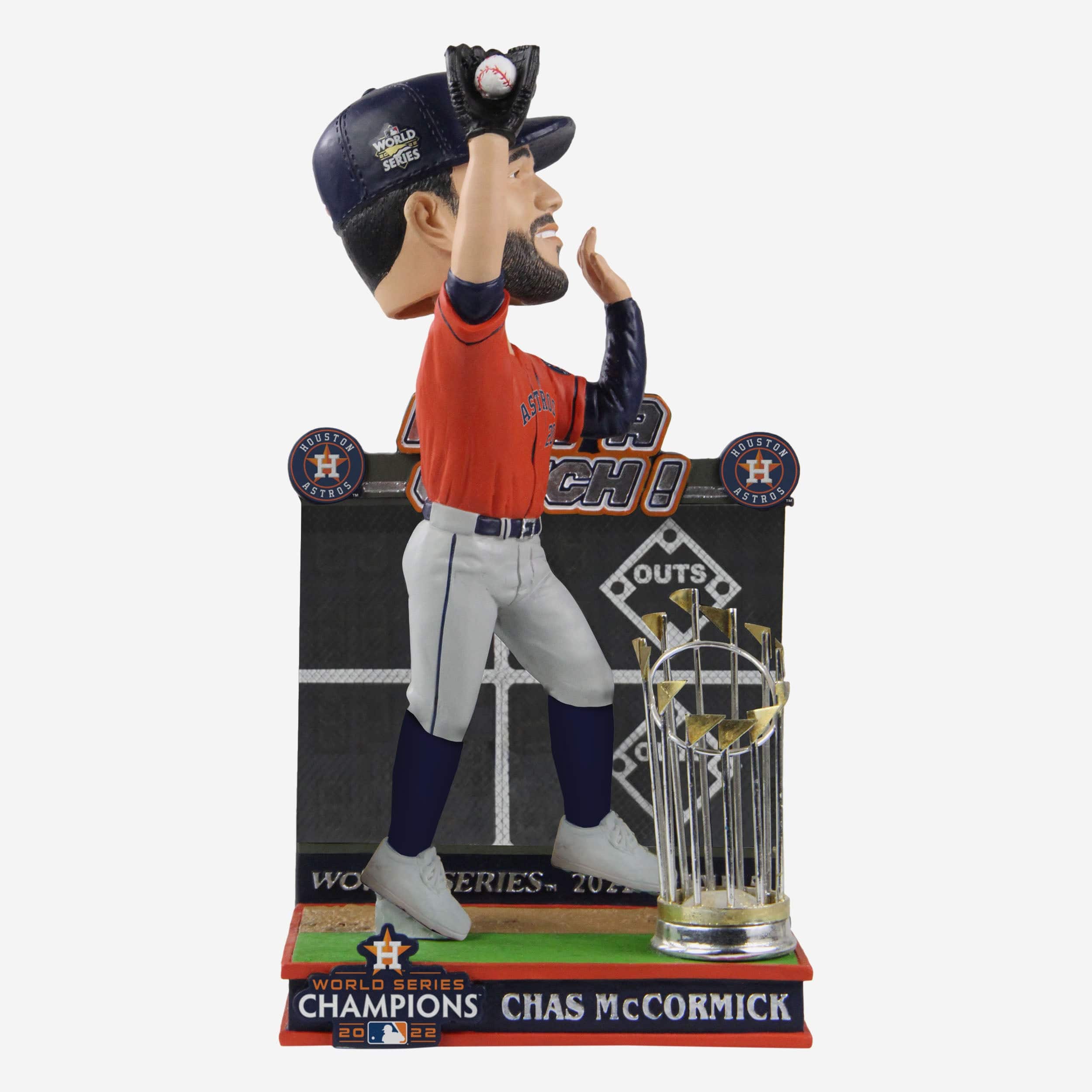 Chas McCormick Houston Astros 2022 World Series Champions Moment Bobblehead