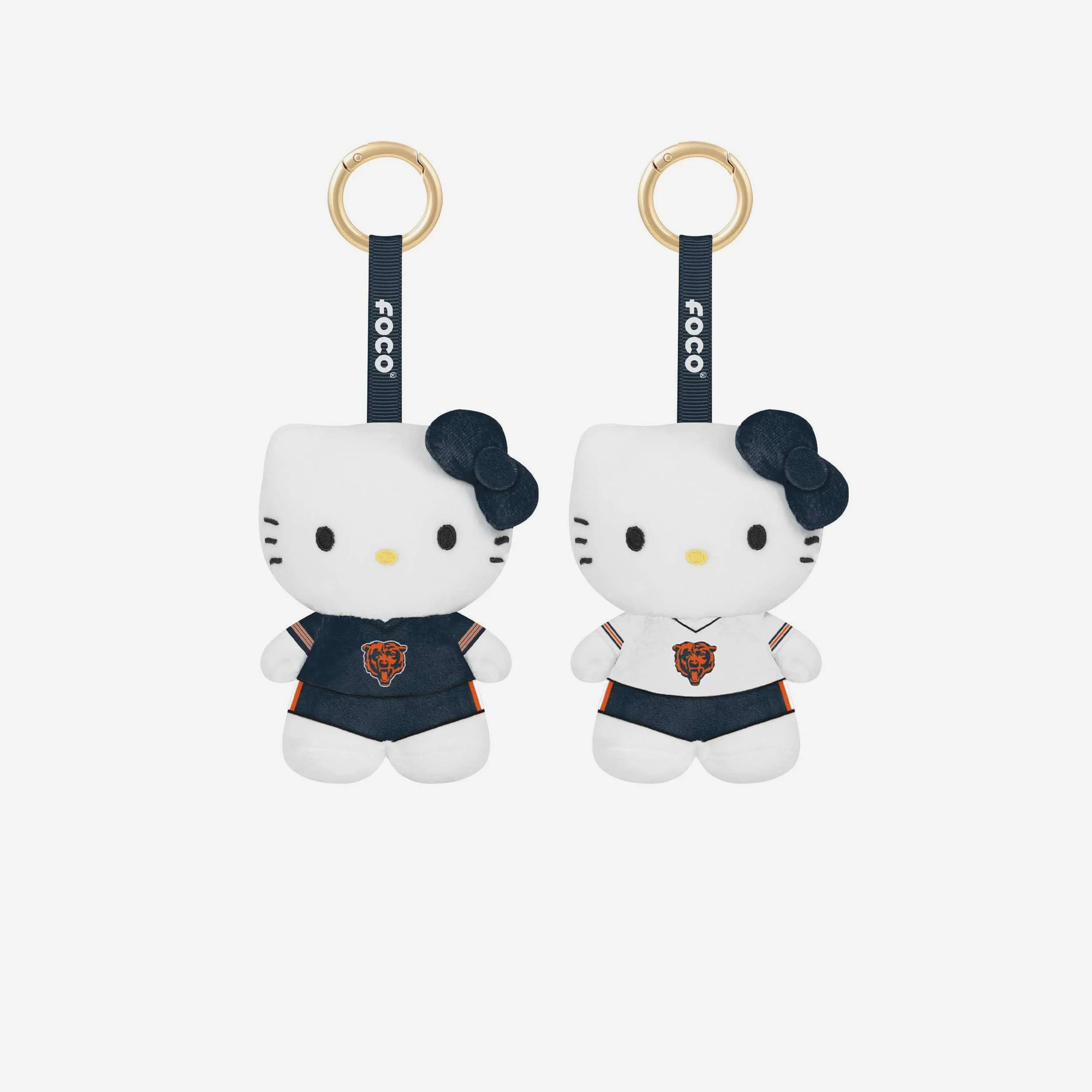 Chicago Bears 2 Pack Mini Plush Hello Kitty® Bag Charm Keychain