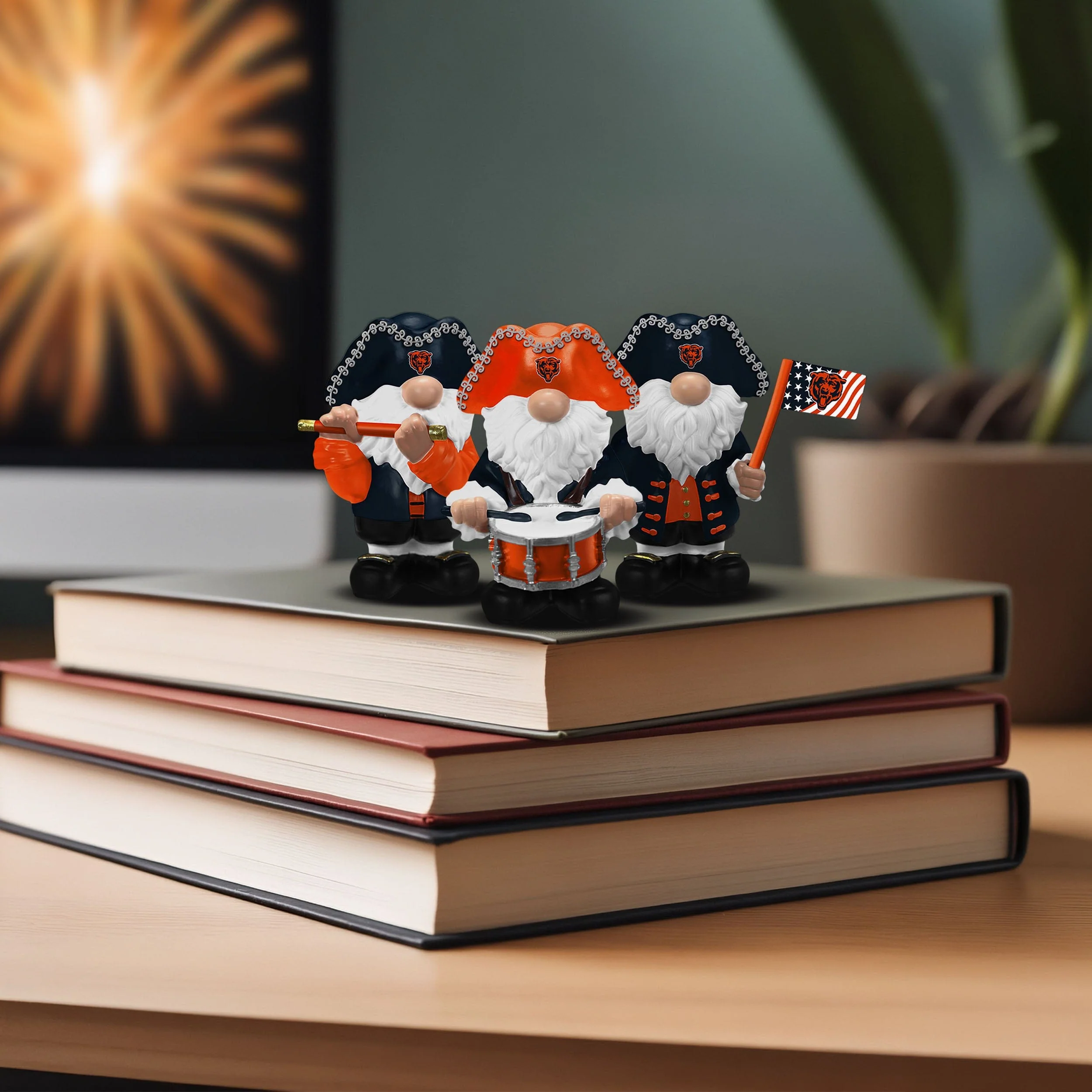 Chicago Bears 3 Pack Americana Mini Gnome Set - Image 4