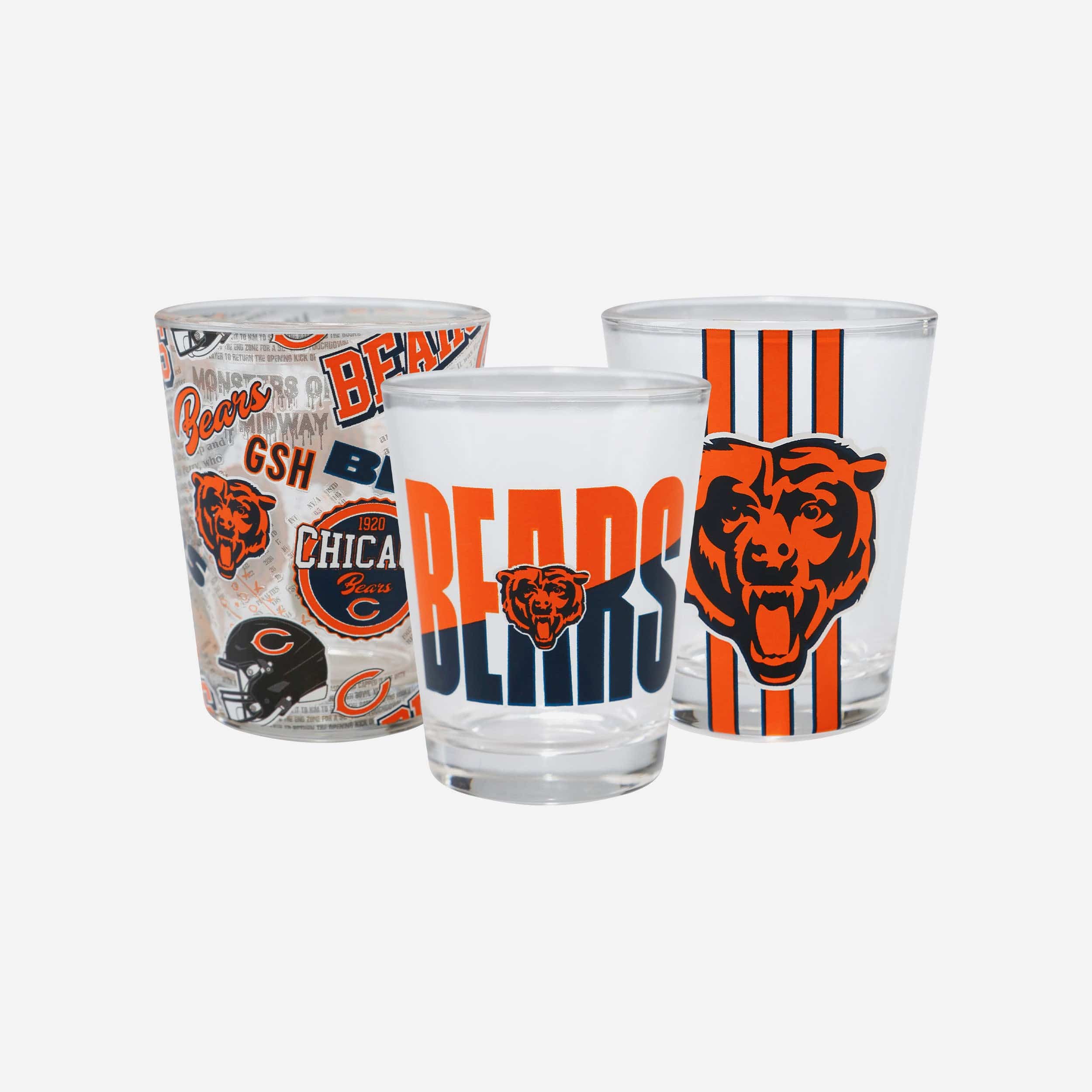 Chicago Bears 3 Pack Shot Glass