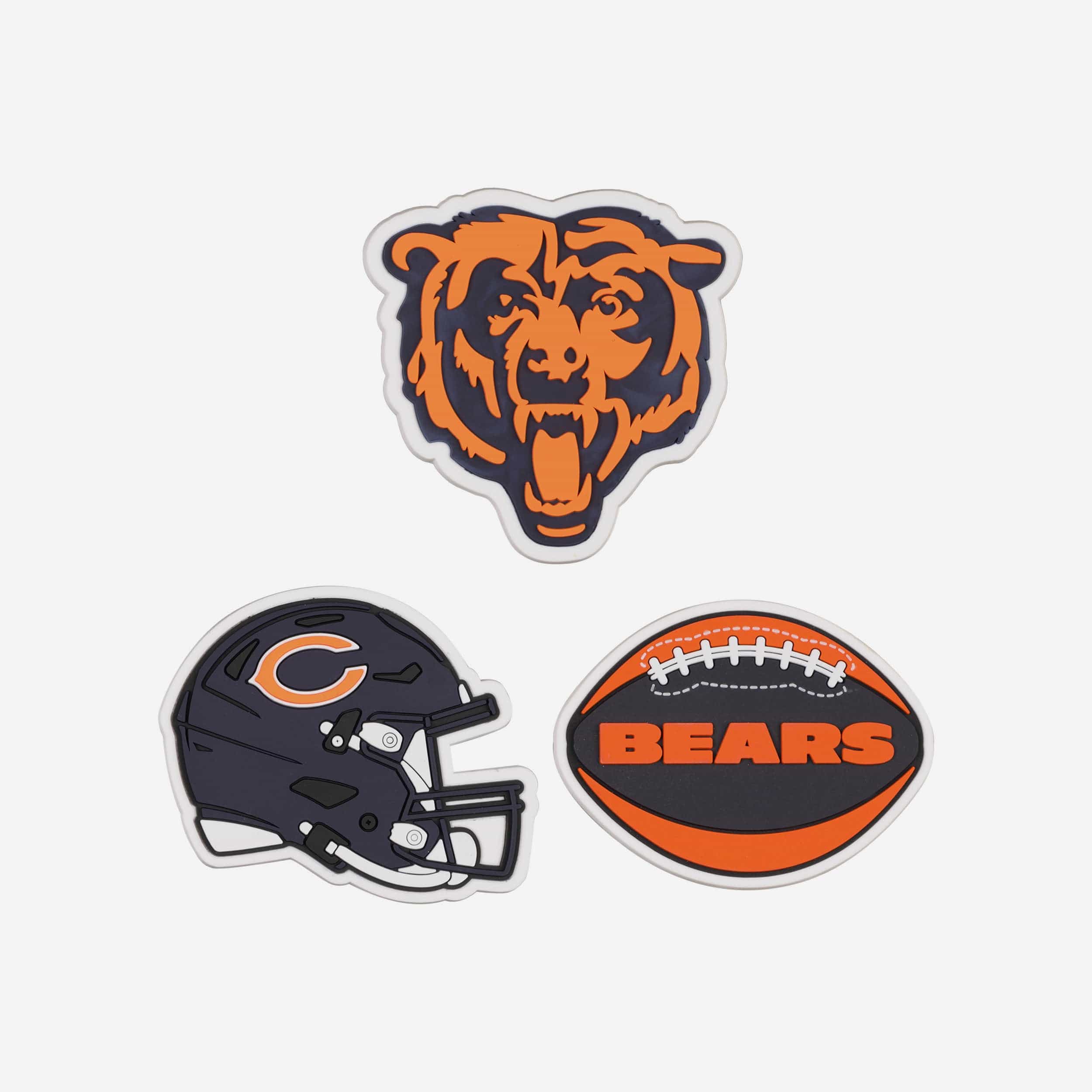 Chicago Bears 3 Pack Tailgate Tote Charms