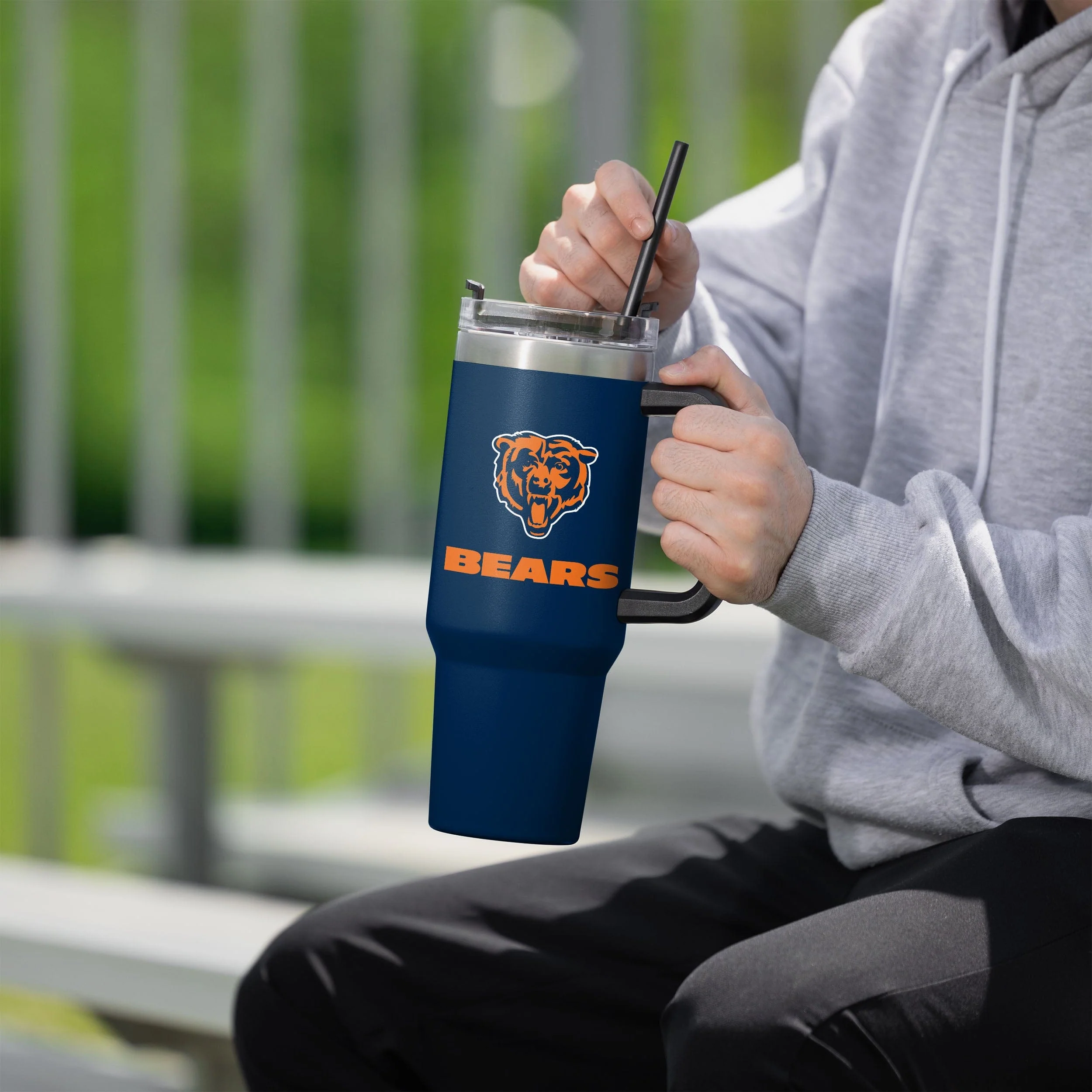 Chicago Bears 40 oz XL Tumbler - Image 4