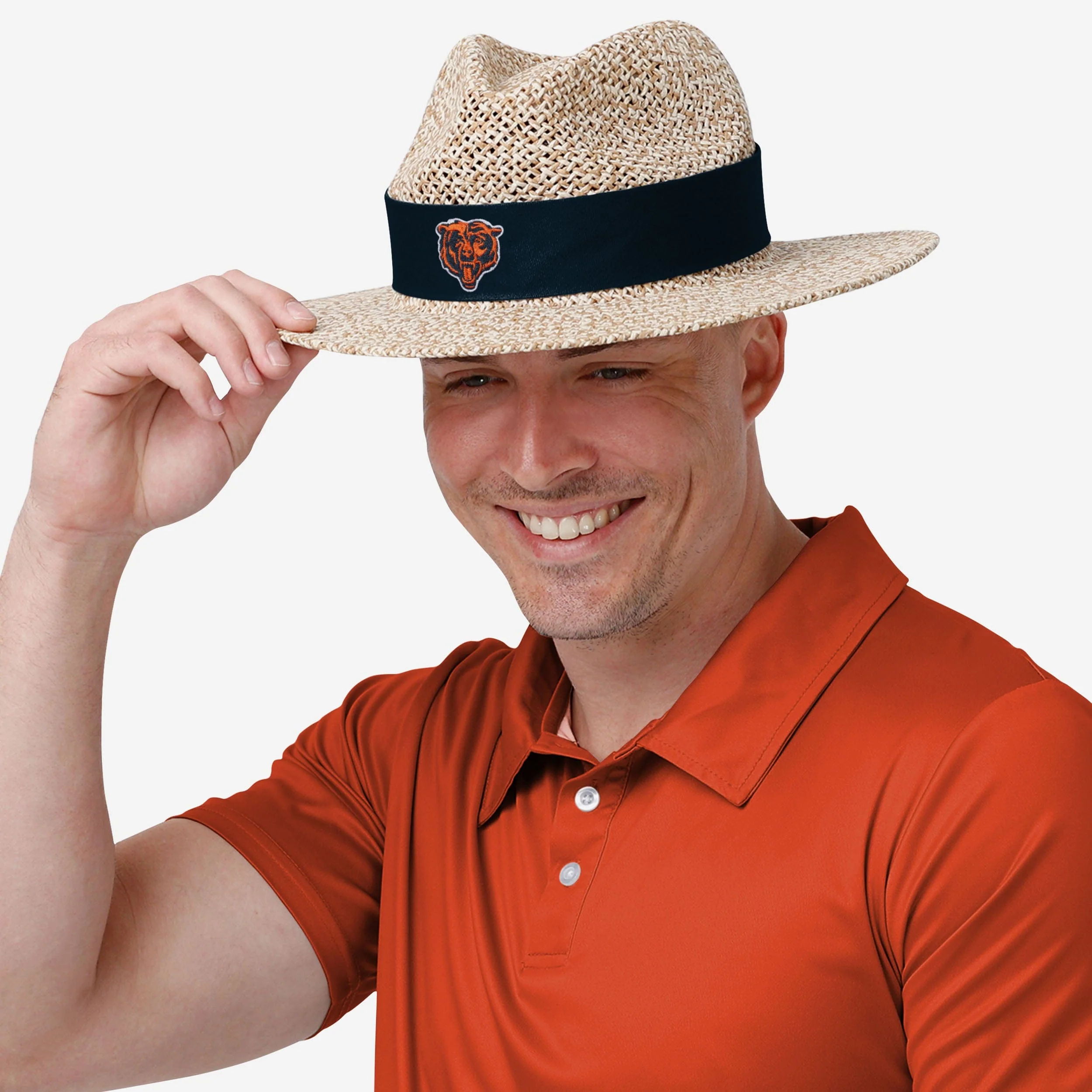 Chicago Bears Band Straw Hat - Image 6
