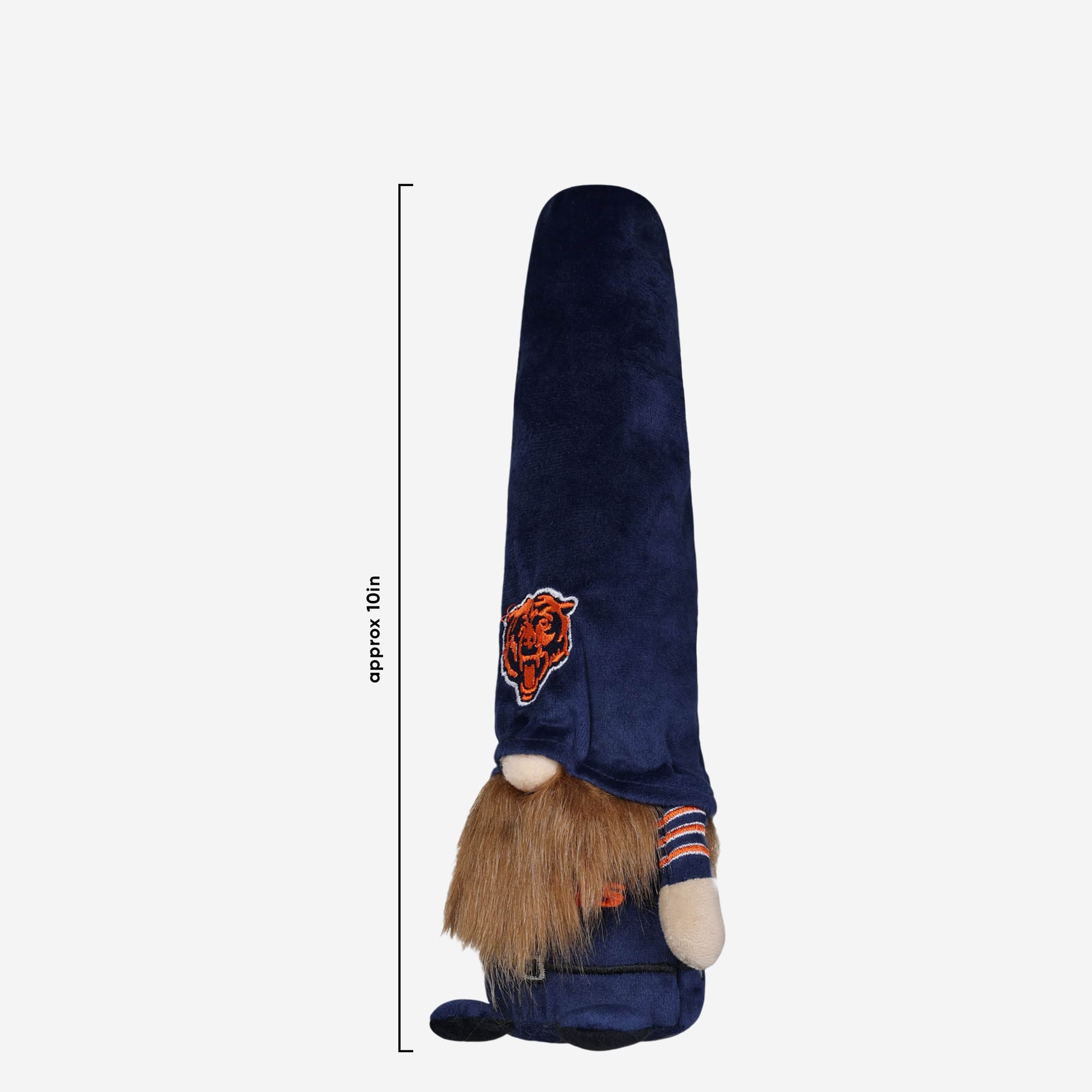 Chicago Bears Bearded Stocking Cap Plush Gnome - Image 2