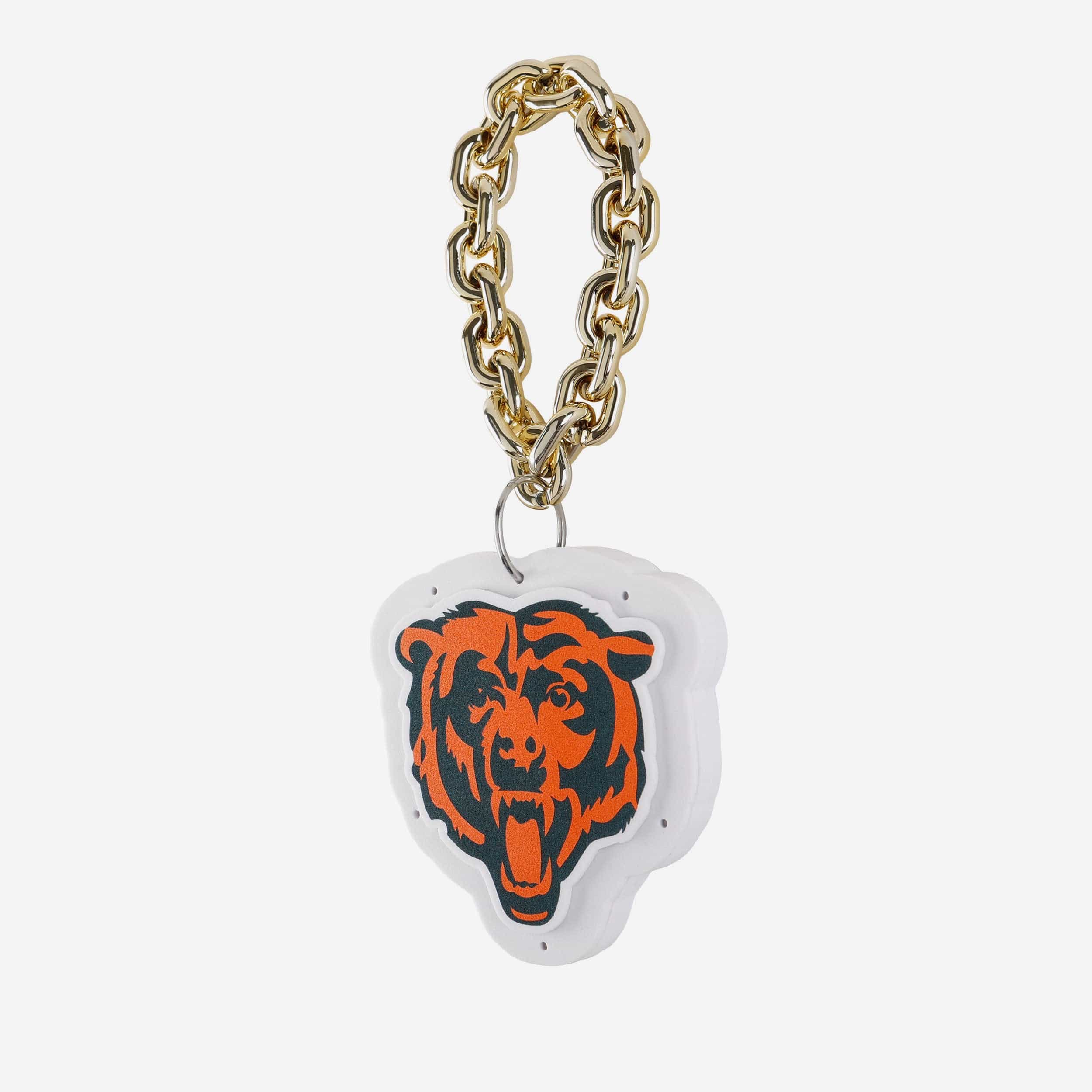 Chicago Bears Big Logo Light Up Chain Ornament - Image 2