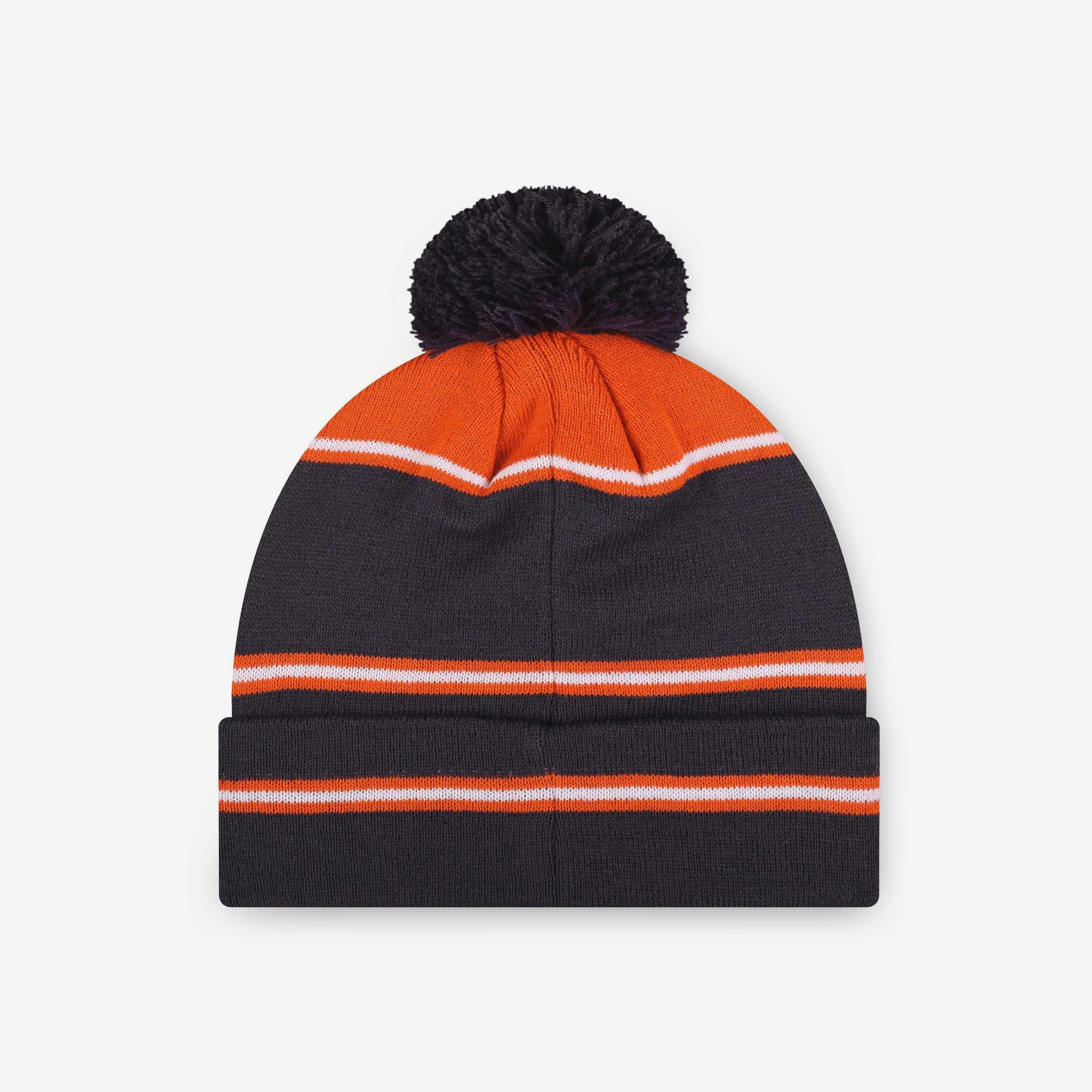 Chicago Bears Big Wordmark Stripe Pom Beanie - Image 2