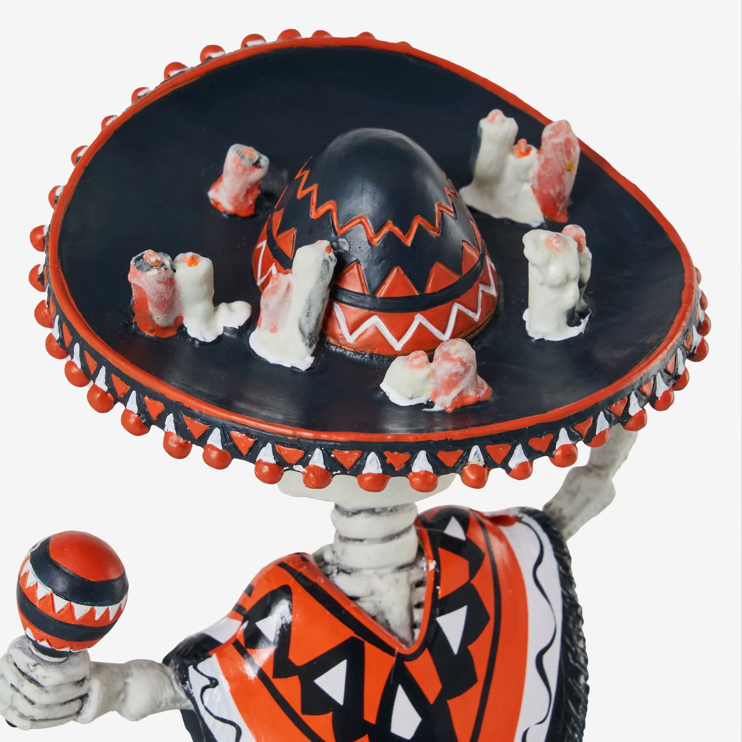 Chicago Bears Calavera Glow in the Dark Bobblehead - Image 5