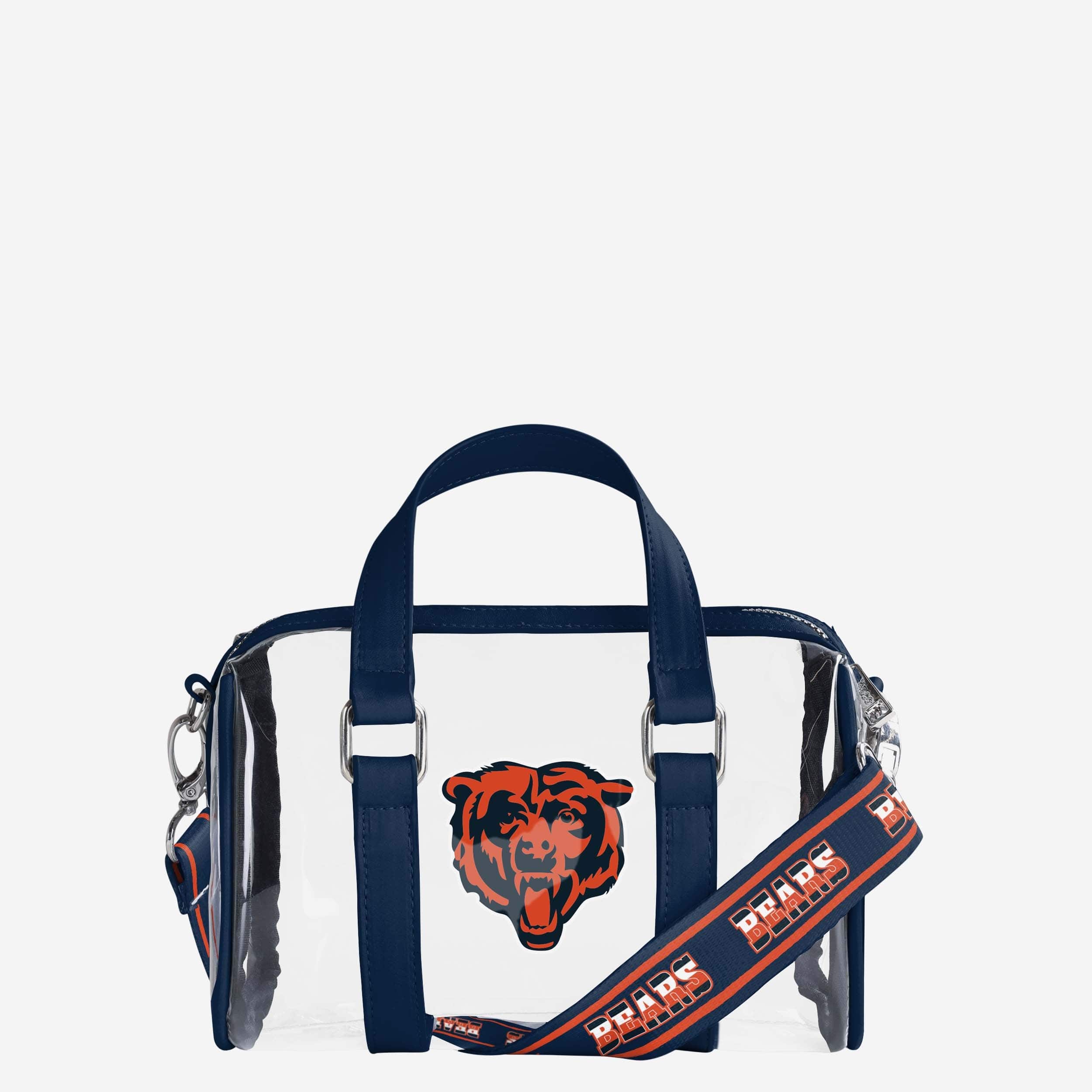 Chicago Bears Clear Barrel Bag