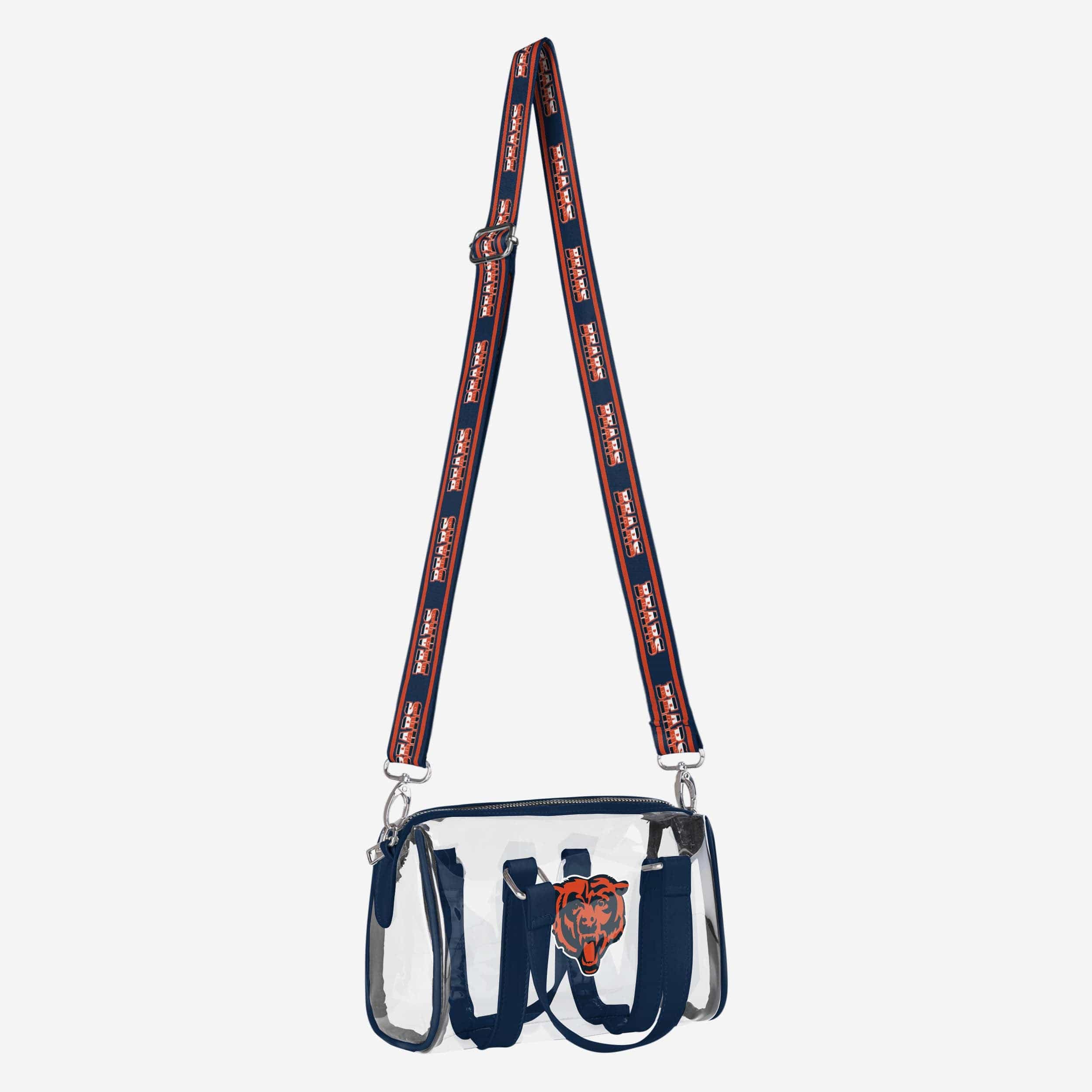Chicago Bears Clear Barrel Bag - Image 2