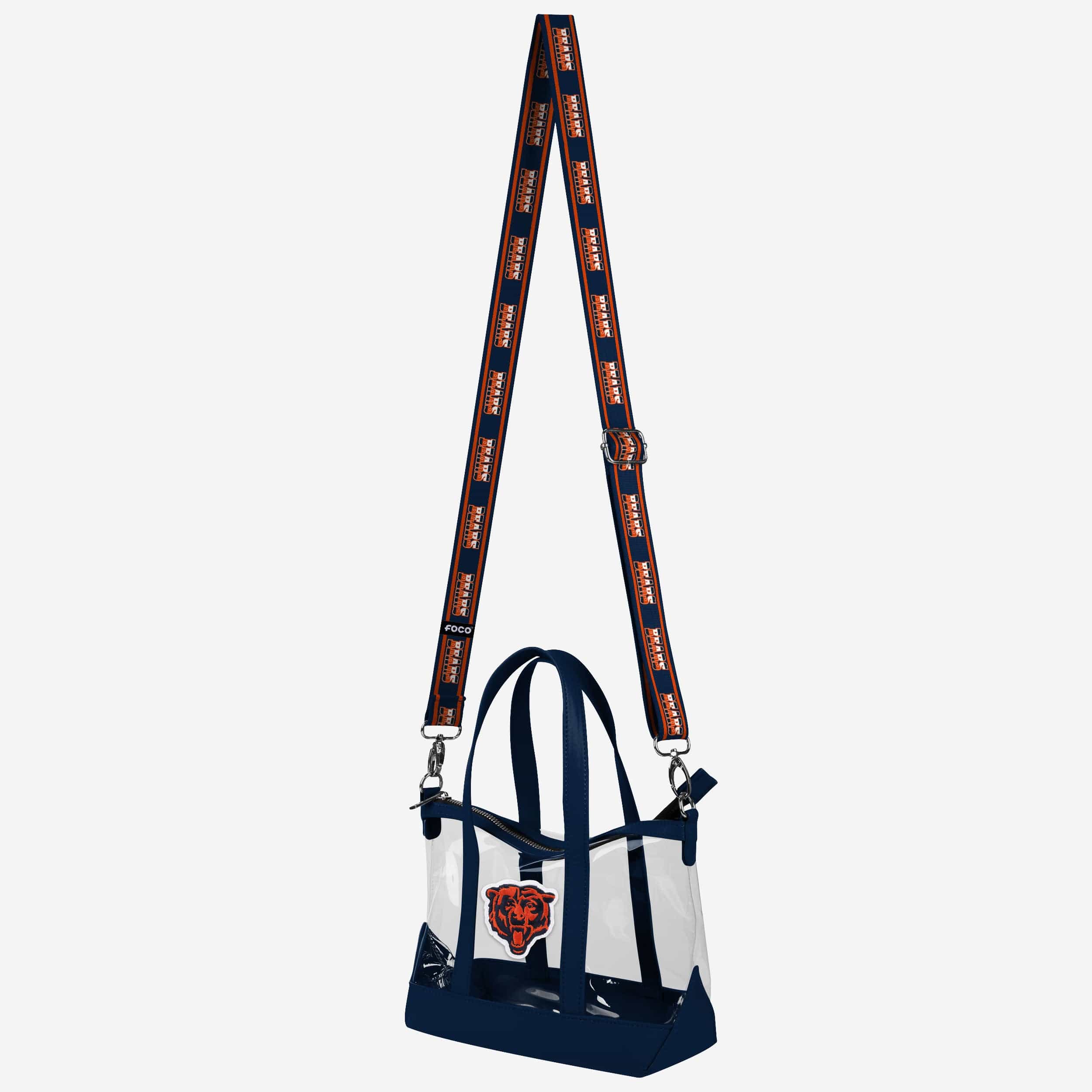 Chicago Bears Clear Crossbody Mini Tote Bag - Image 2
