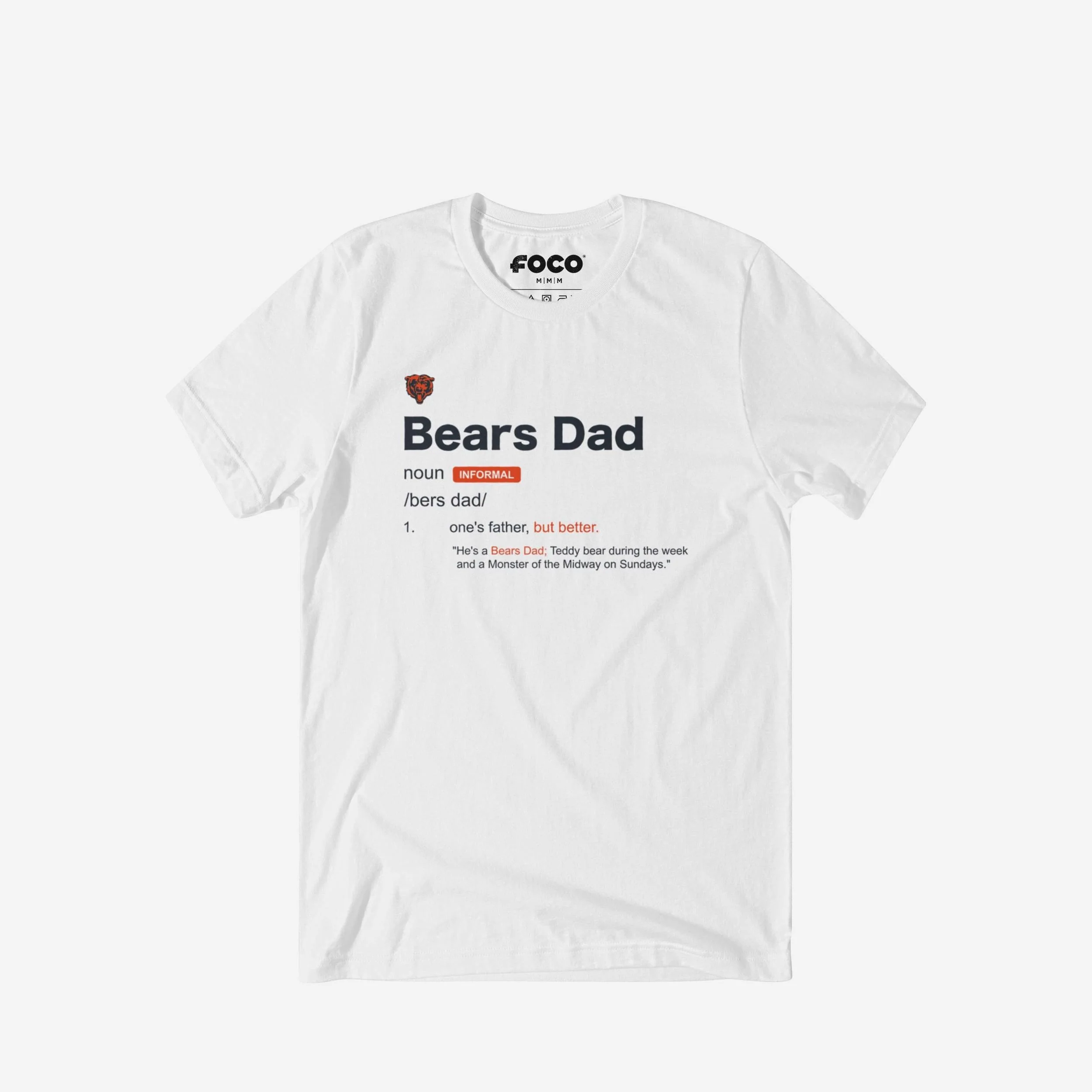 Chicago Bears Dad Definition T-Shirt
