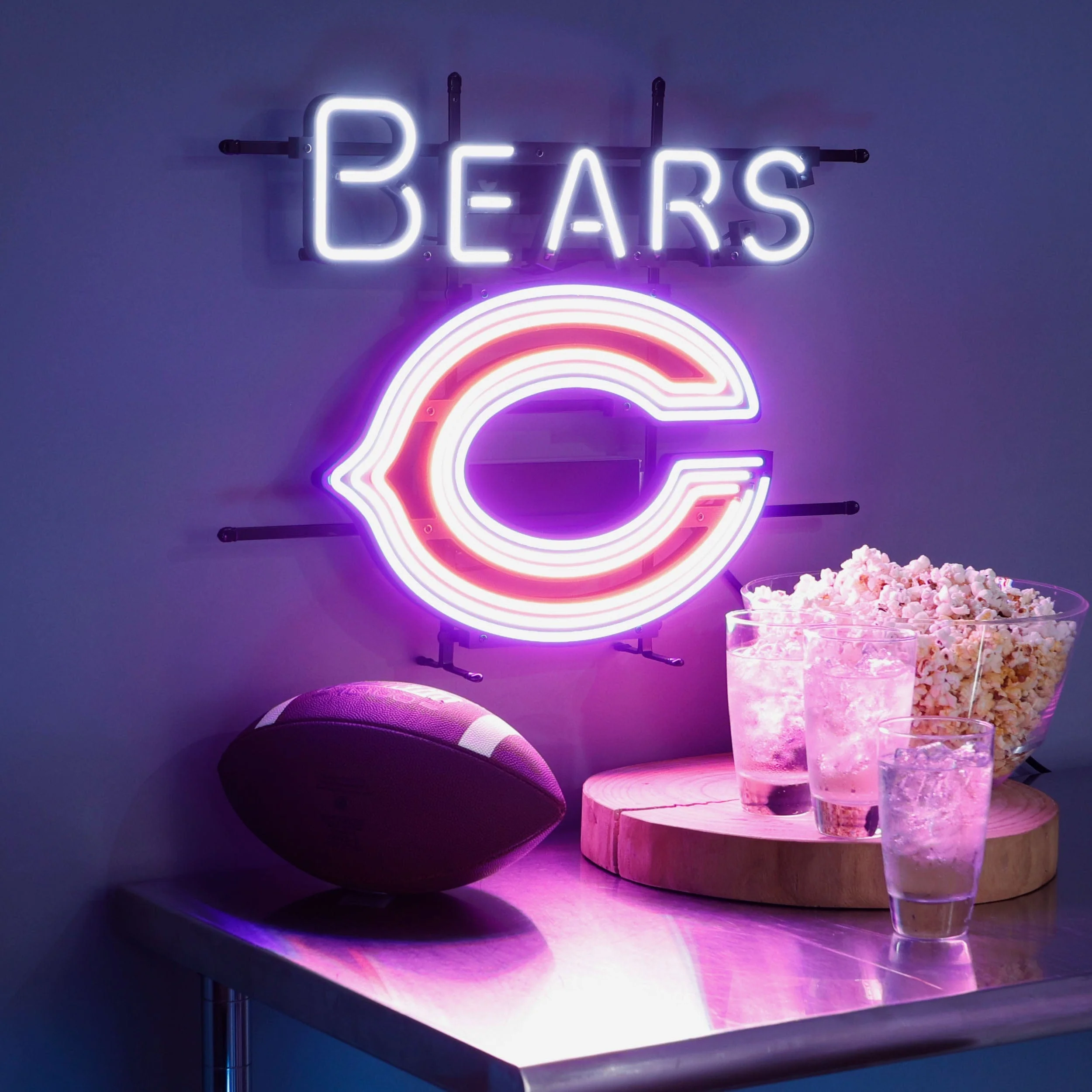 Chicago Bears Fancave LED Sign - Image 2