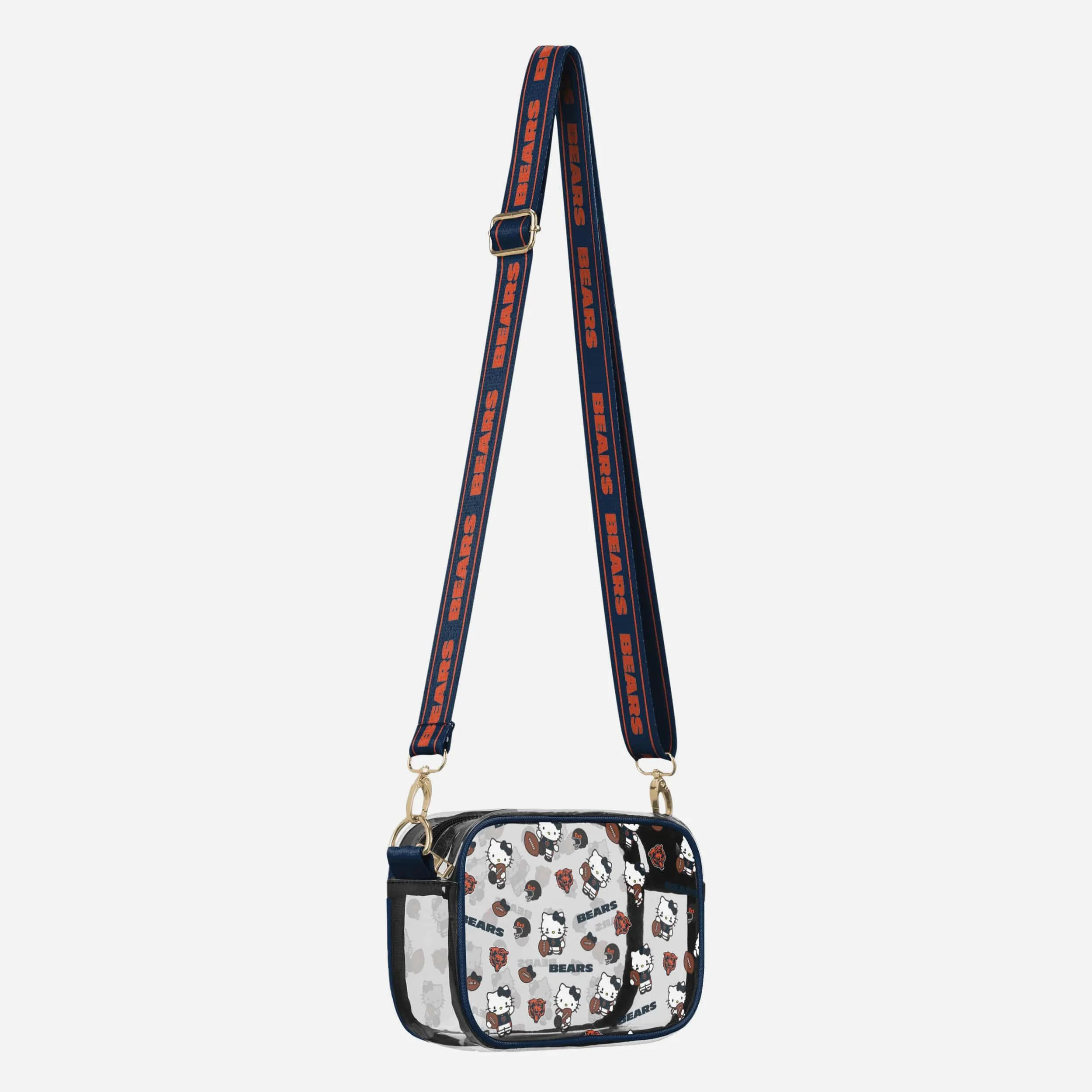 Chicago Bears Hello Kitty® Clear Crossbody Bag - Image 2