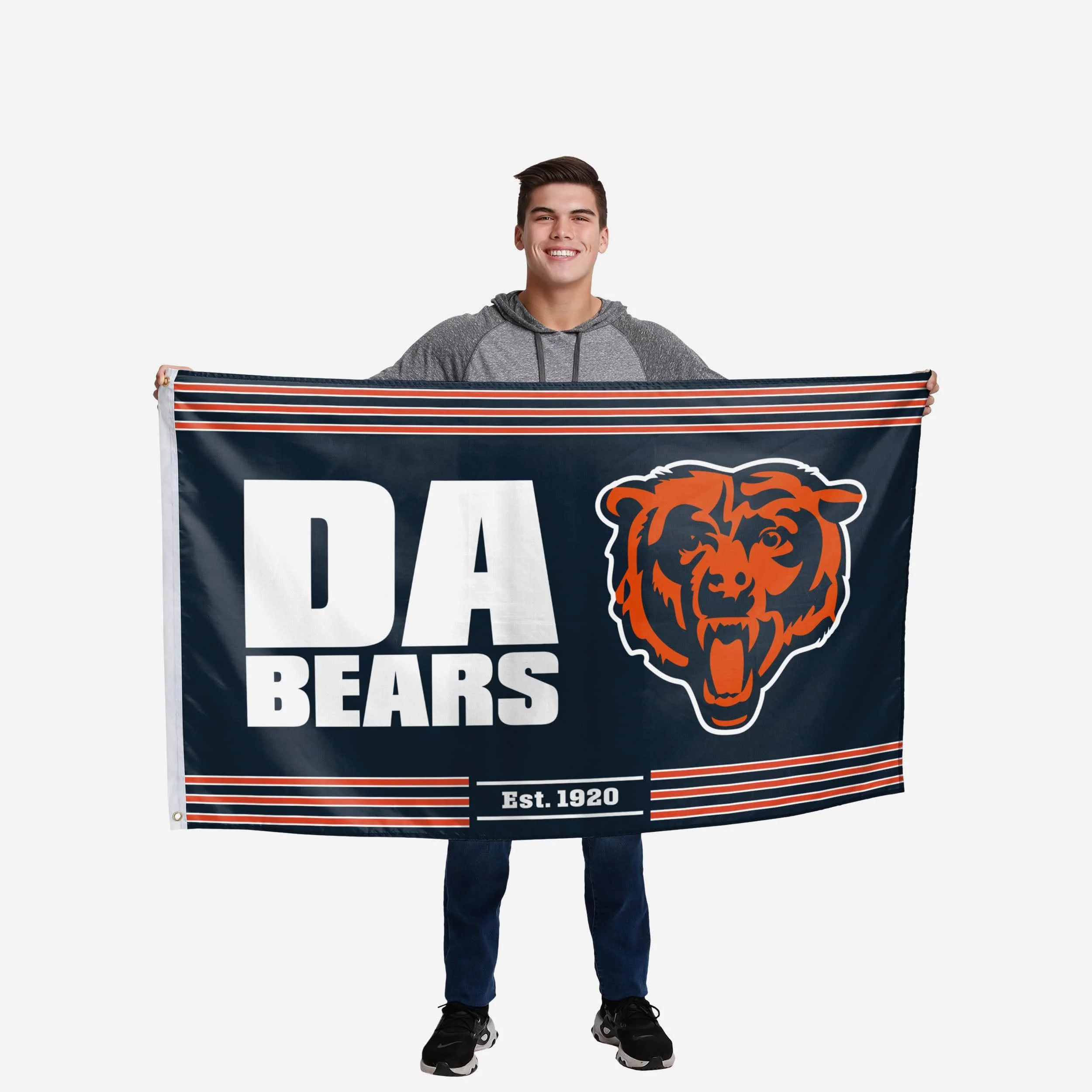 Chicago Bears Horizontal Slogan Flag - Image 2
