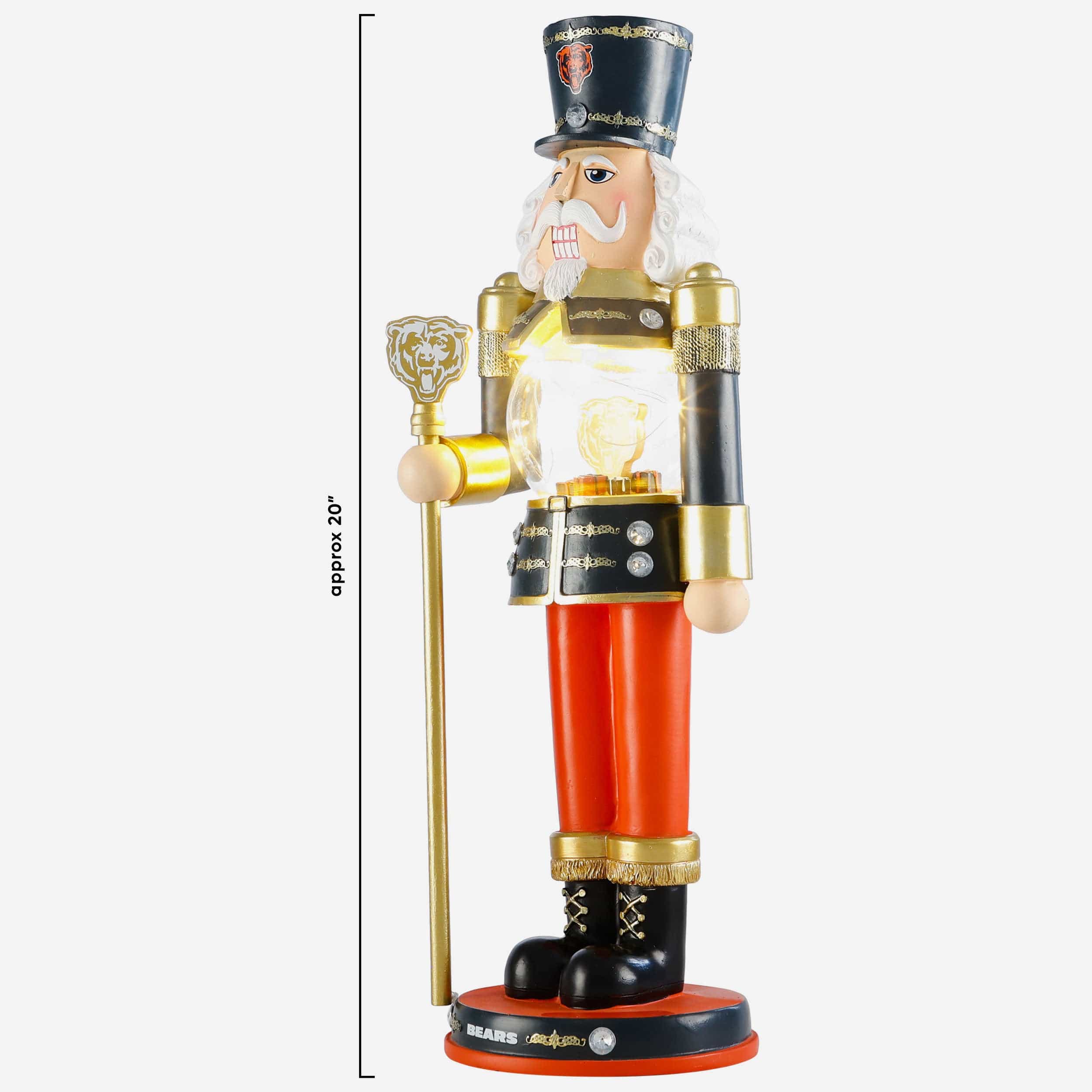 Chicago Bears Light Up Nutcracker - Image 3