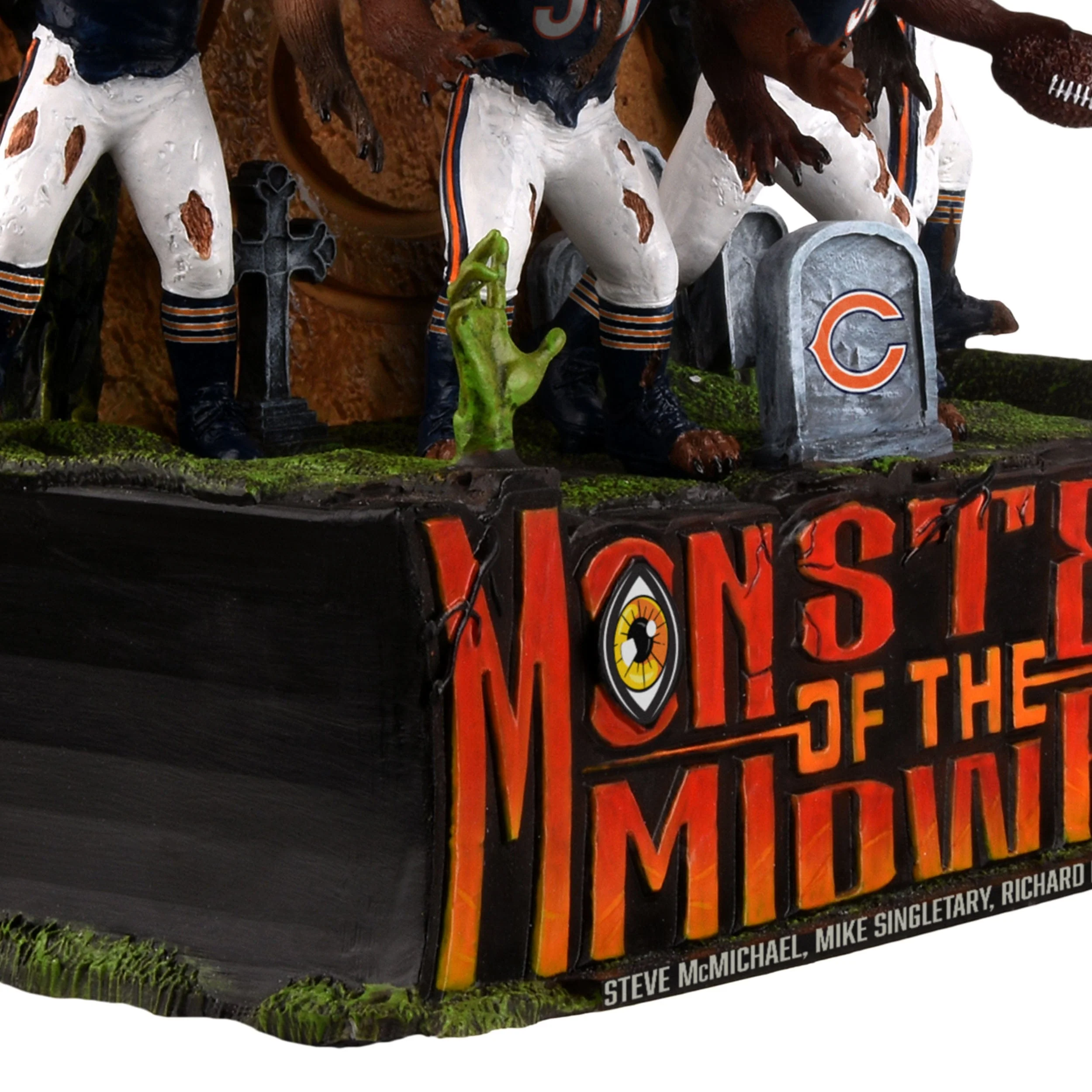 Chicago Bears Monsters of the Midway Defense Mini Bobblehead Scene - Image 4