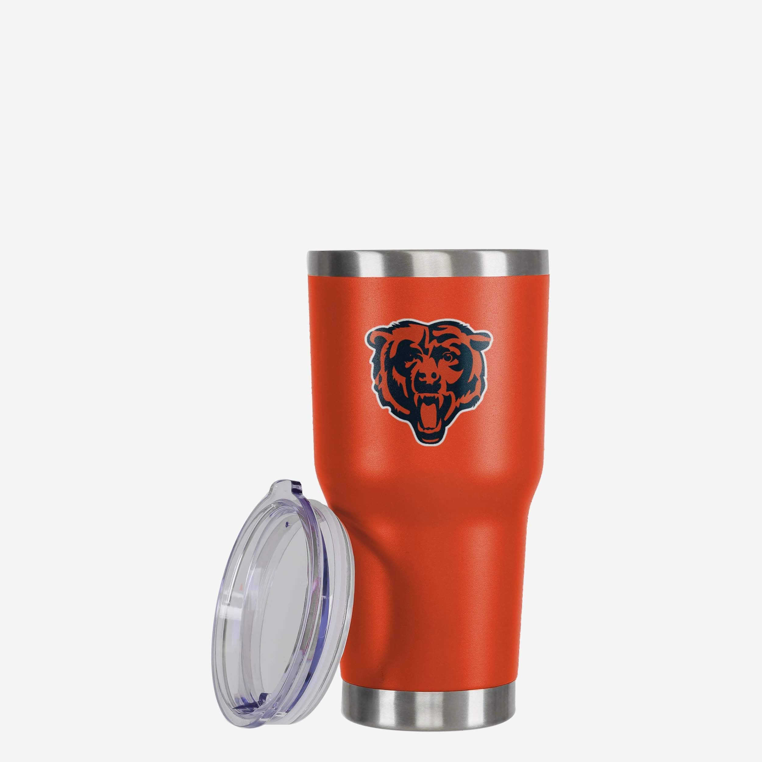 Chicago Bears Orange Team Logo 30 oz Tumbler - Image 3