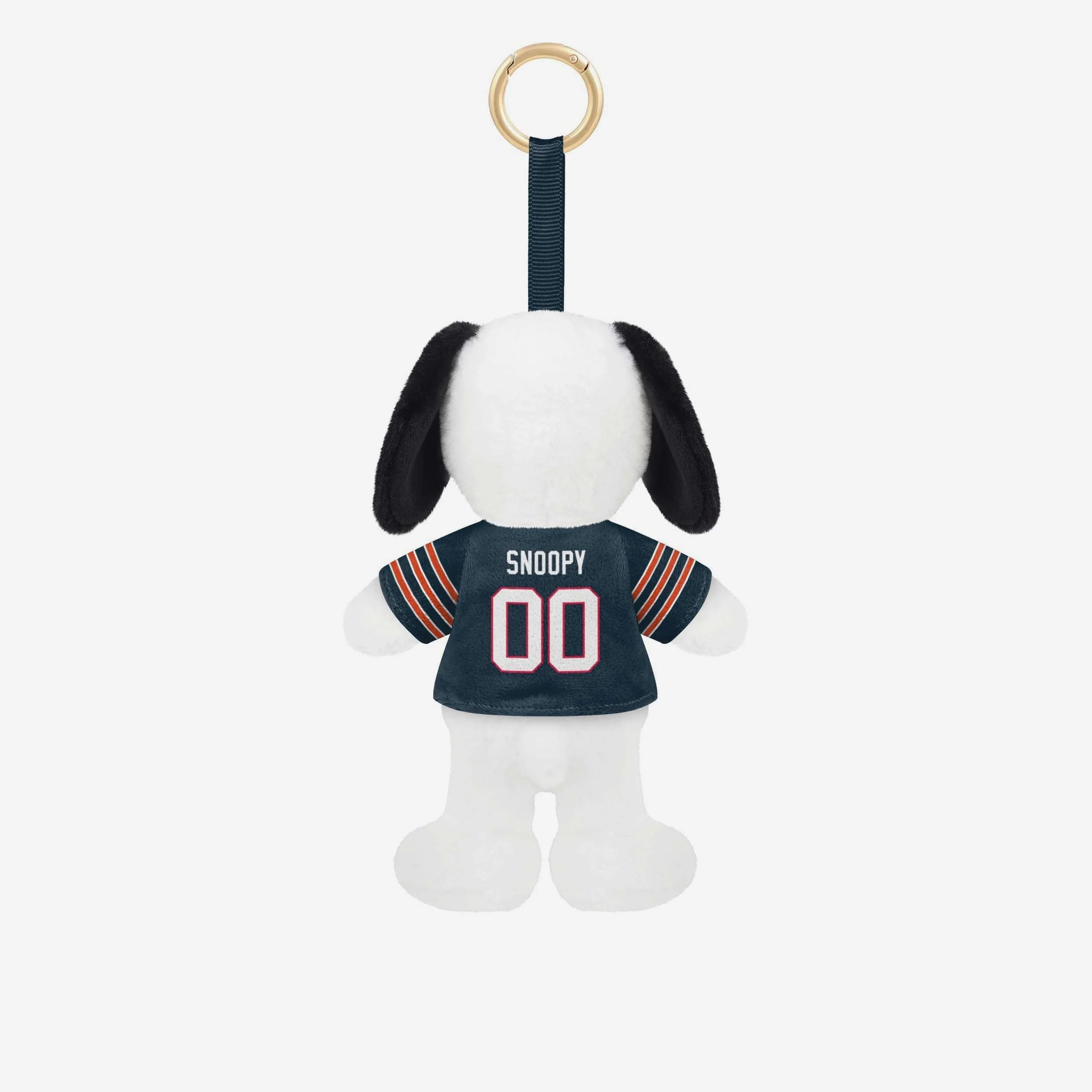 Chicago Bears Plush Snoopy Peanuts Bag Charm Keychain - Image 2