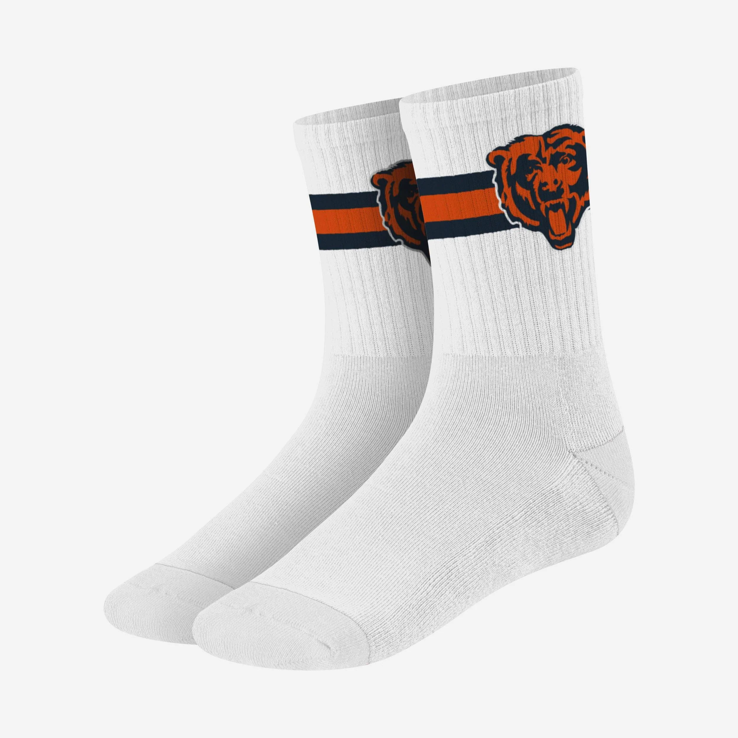 Chicago Bears Primary Logo White Socks - Image 3