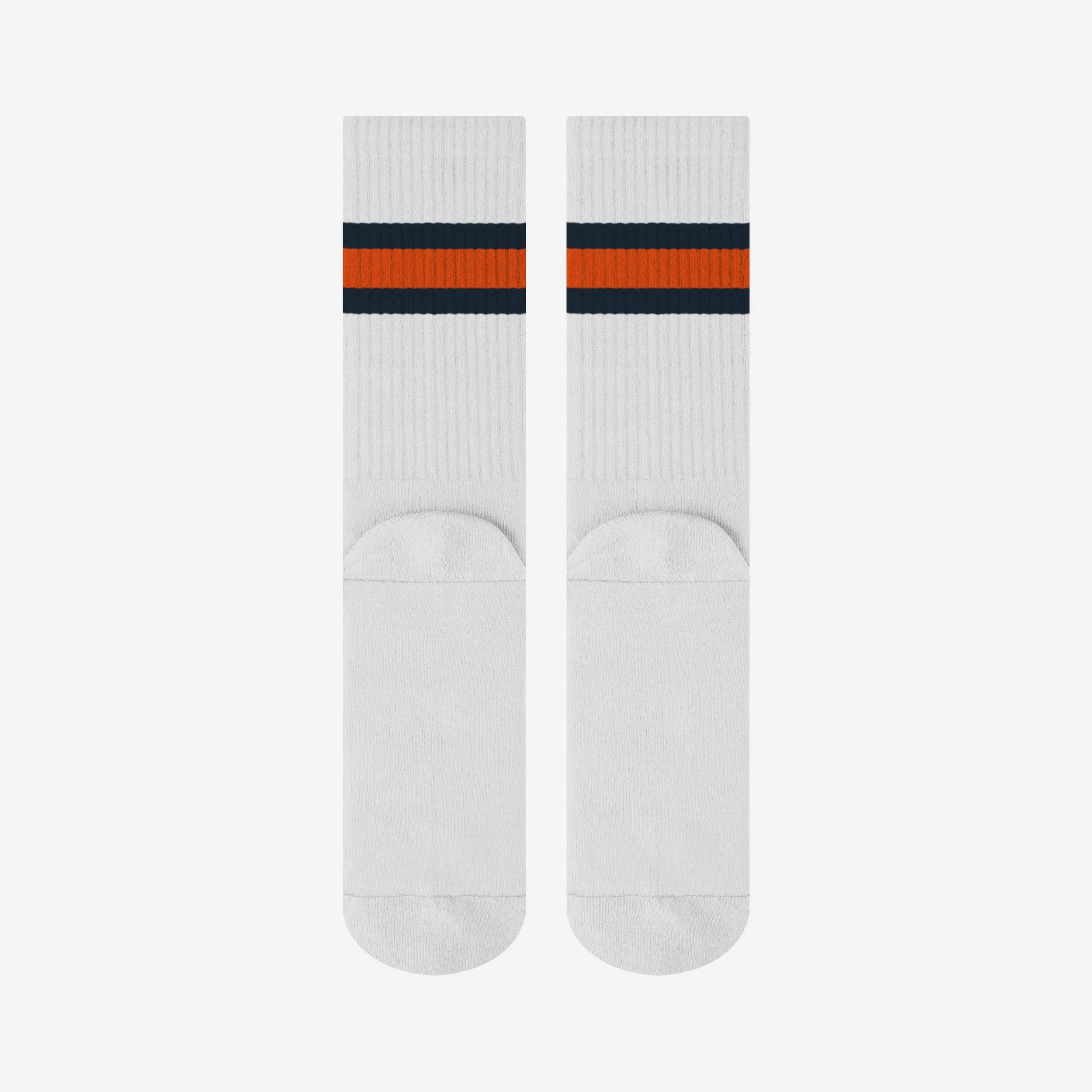 Chicago Bears Primary Logo White Socks - Image 5
