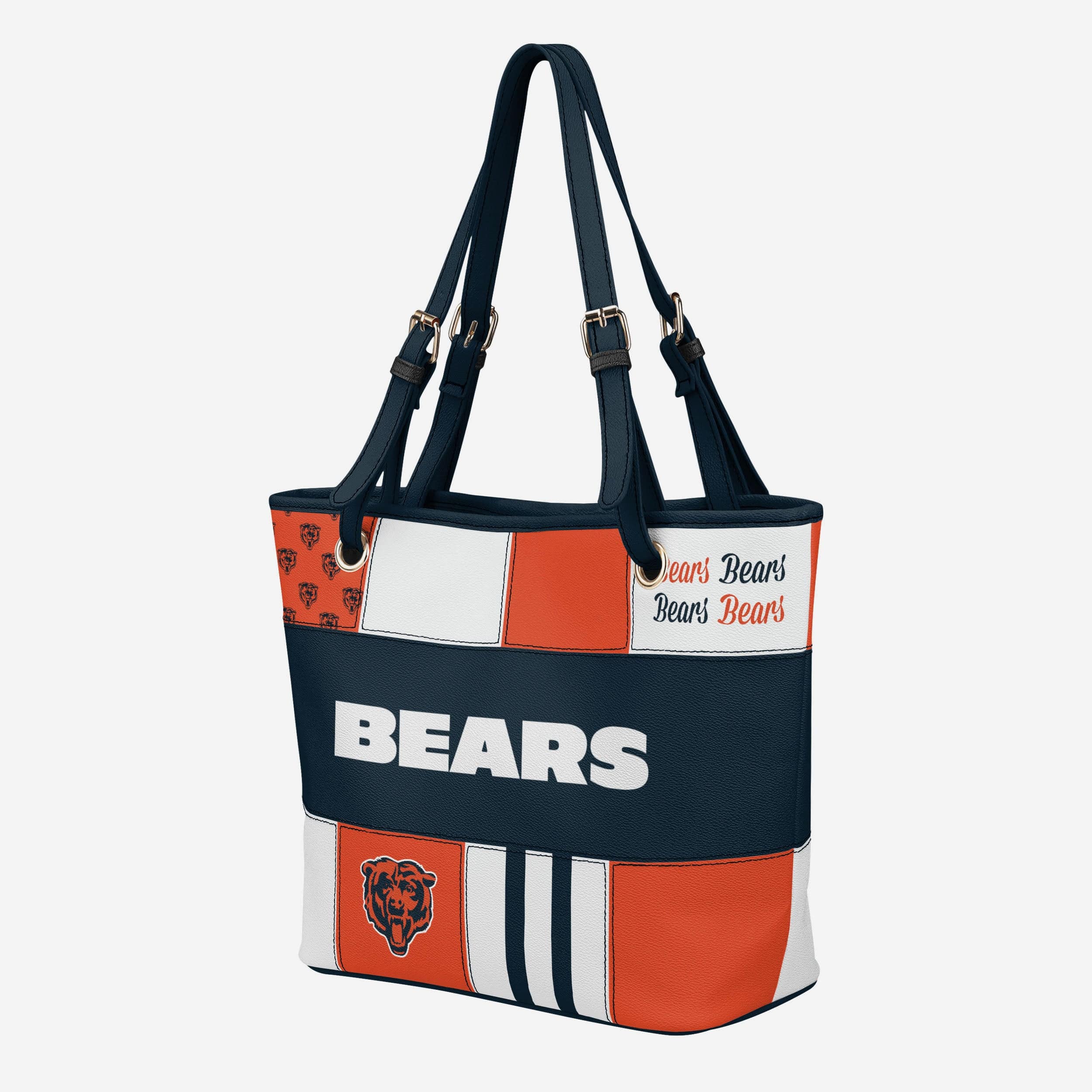 Chicago Bears Printed Collage Tote - Image 2