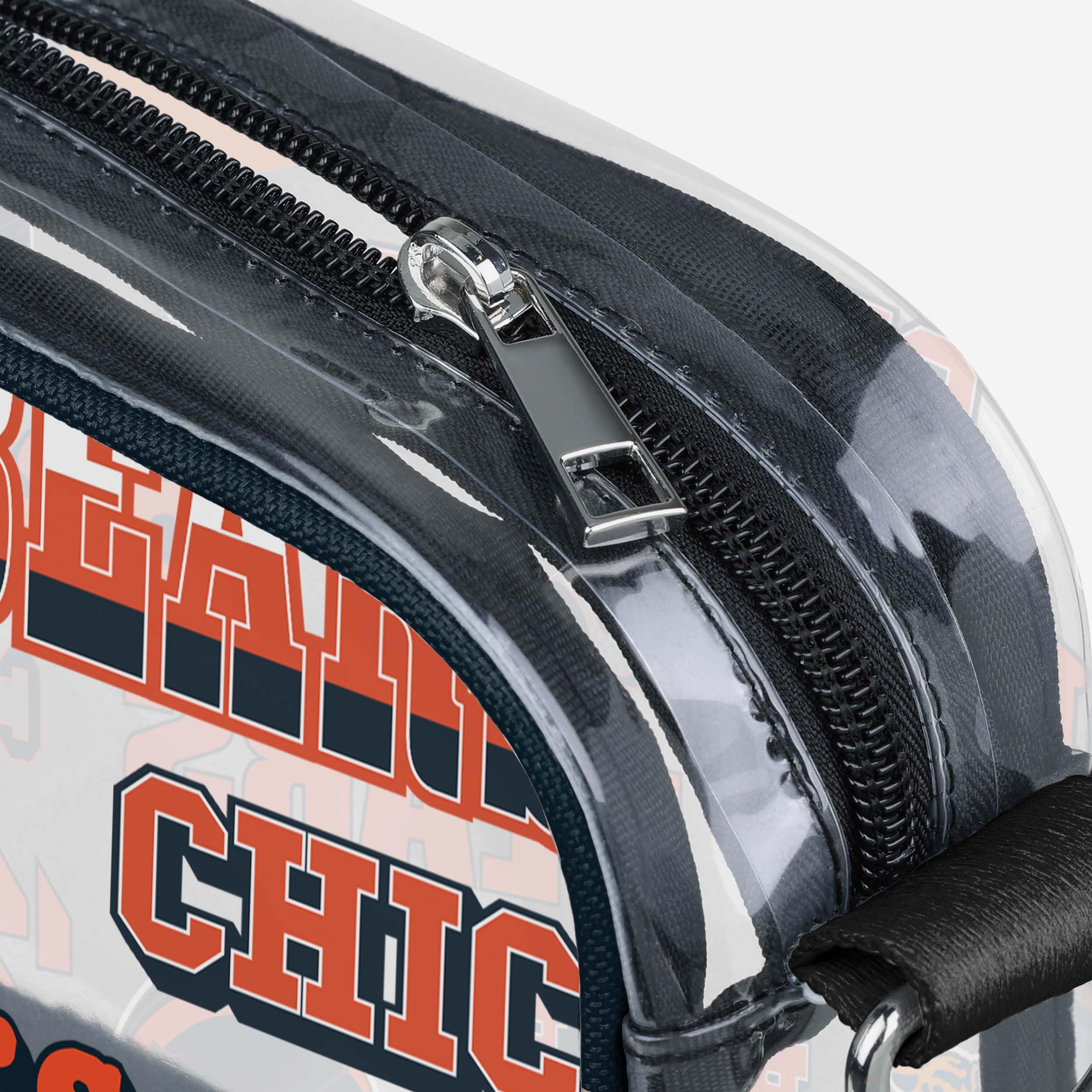 Chicago Bears Repeat Retro Print Clear Crossbody Bag - Image 4