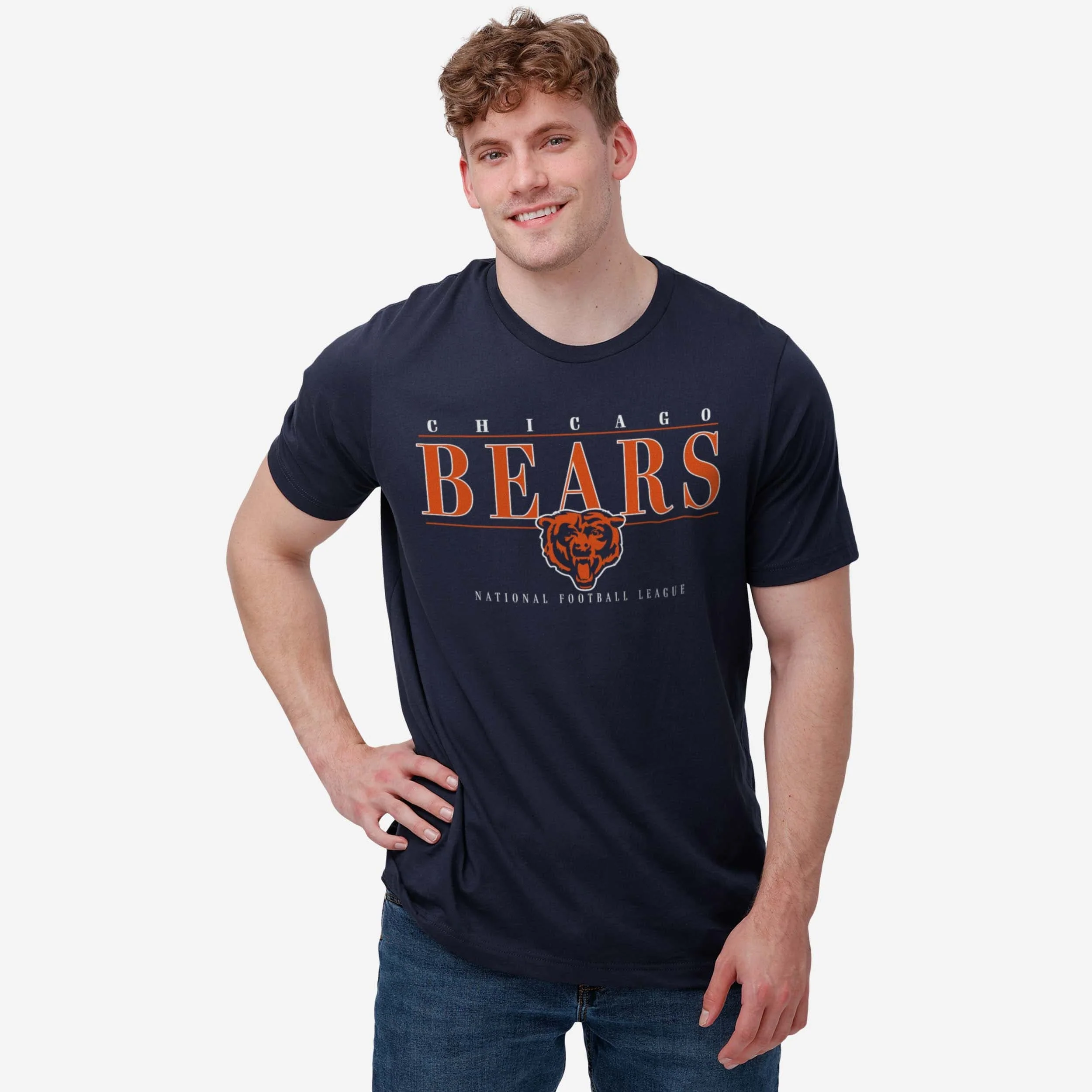 Chicago Bears Signature Bar T-Shirt - Image 2