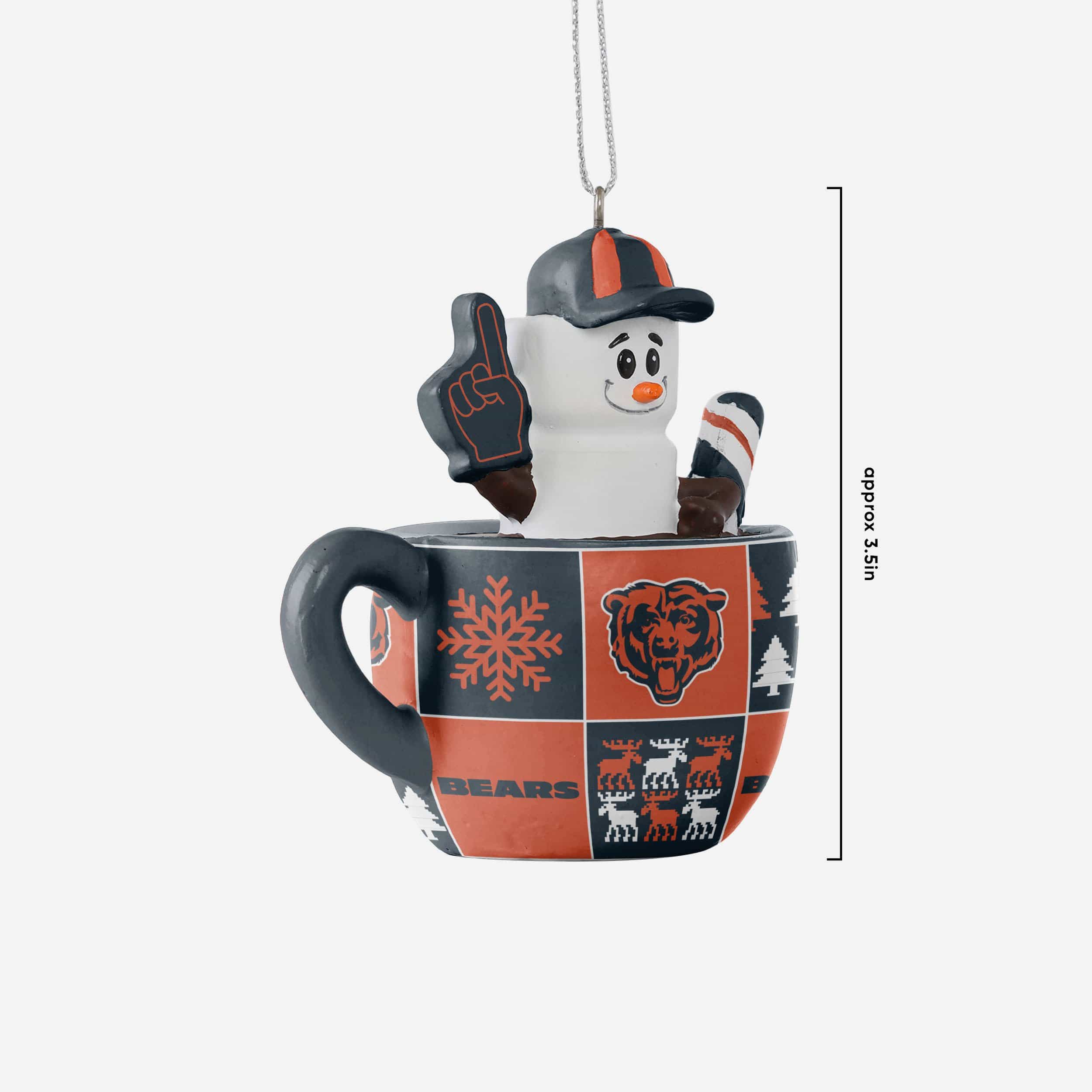 Chicago Bears Smores Mug Ornament - Image 3