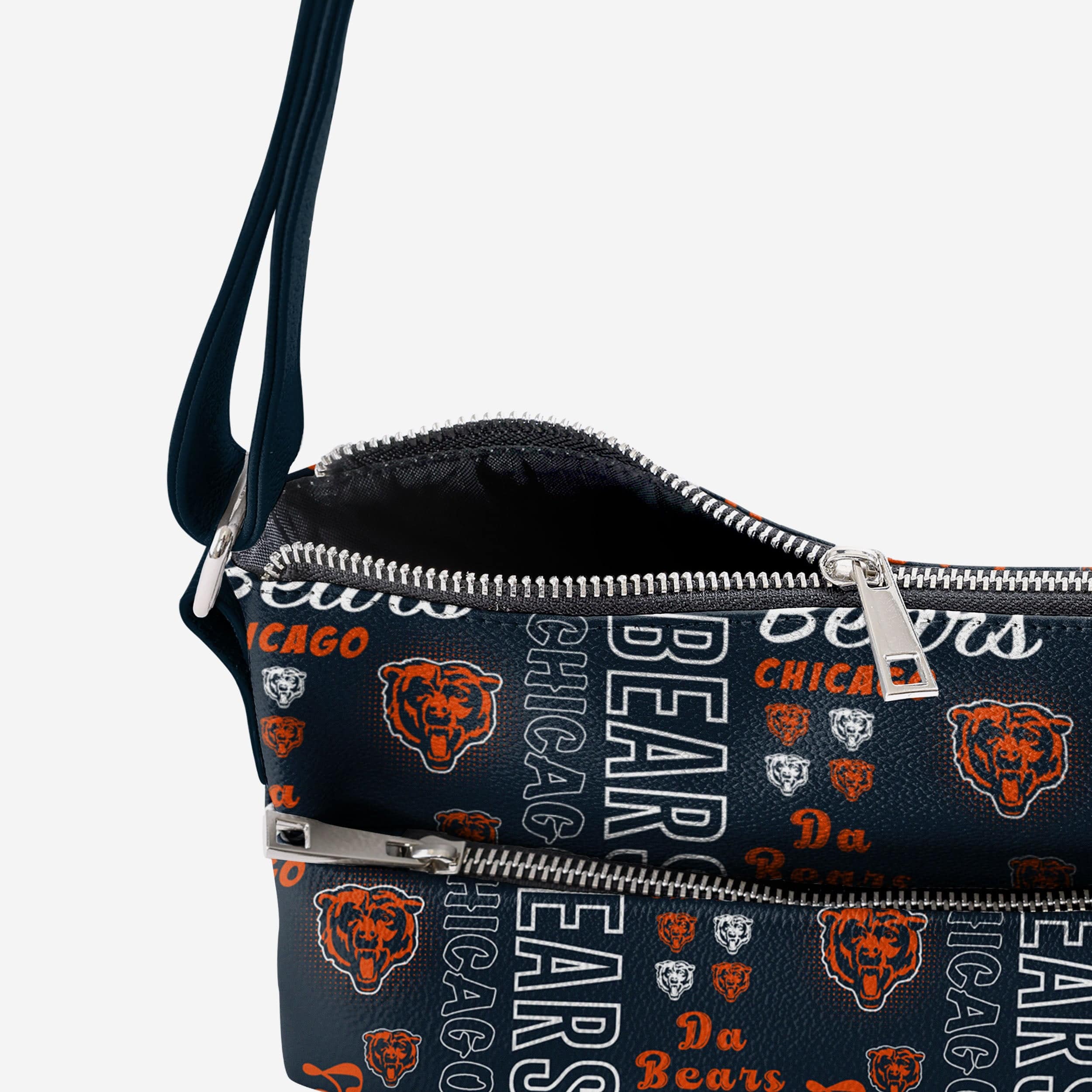 Chicago Bears Spirited Style Printed Collection Foldover Tote Bag - Image 4