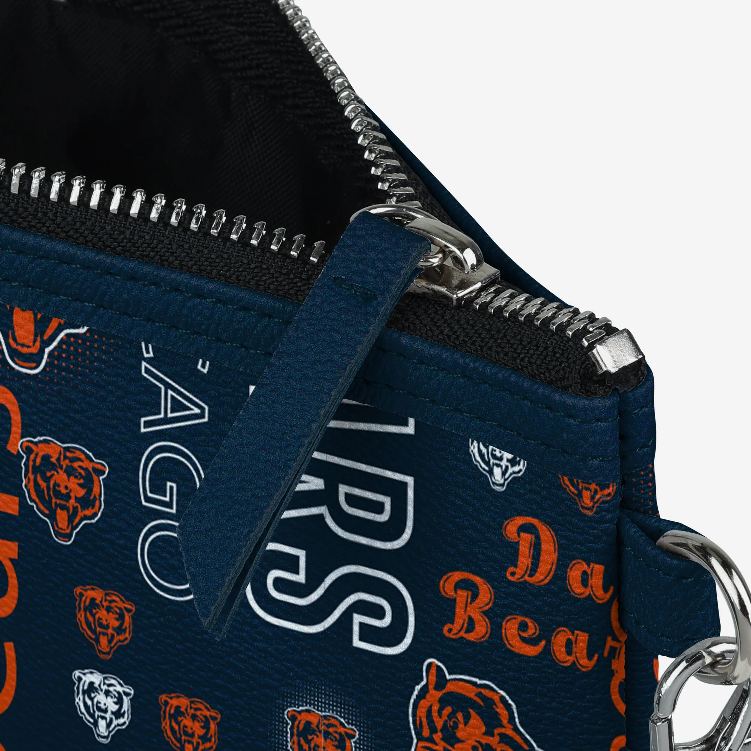 Chicago Bears Spirited Style Printed Collection Repeat Logo Wristlet - Image 4