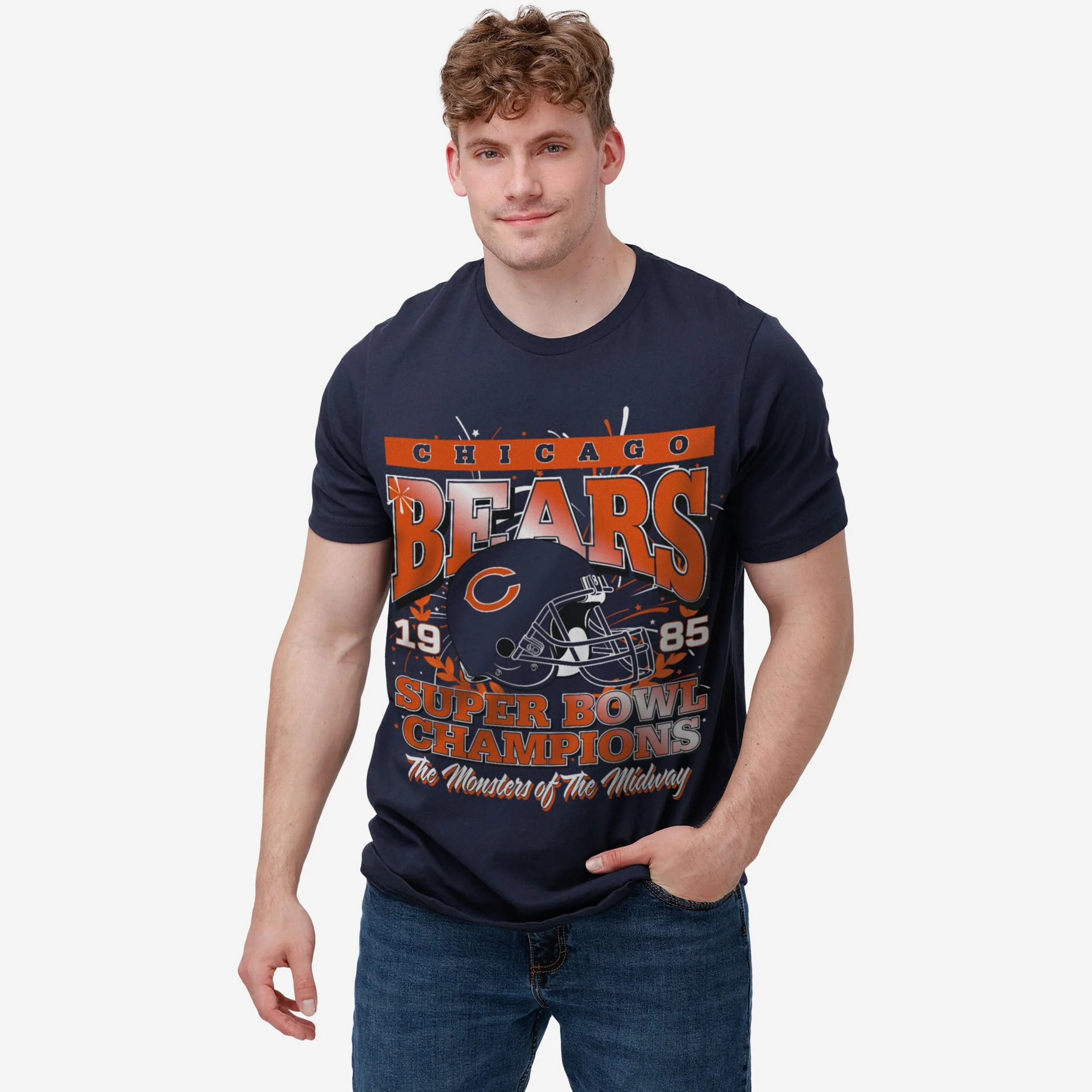 Chicago Bears Super Bowl Commemorative T-Shirt - Image 2