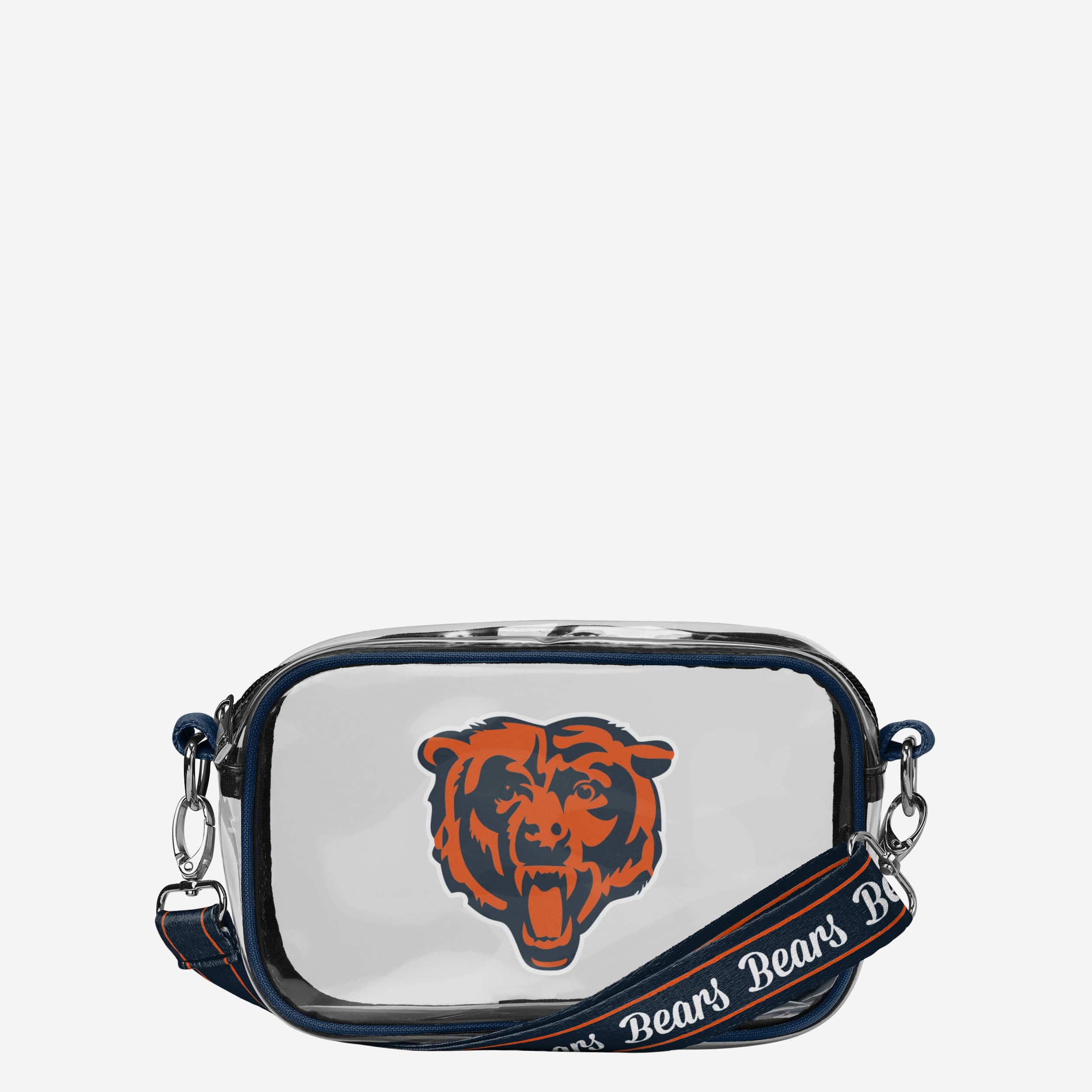 Chicago Bears Team Stripe Clear Crossbody Bag