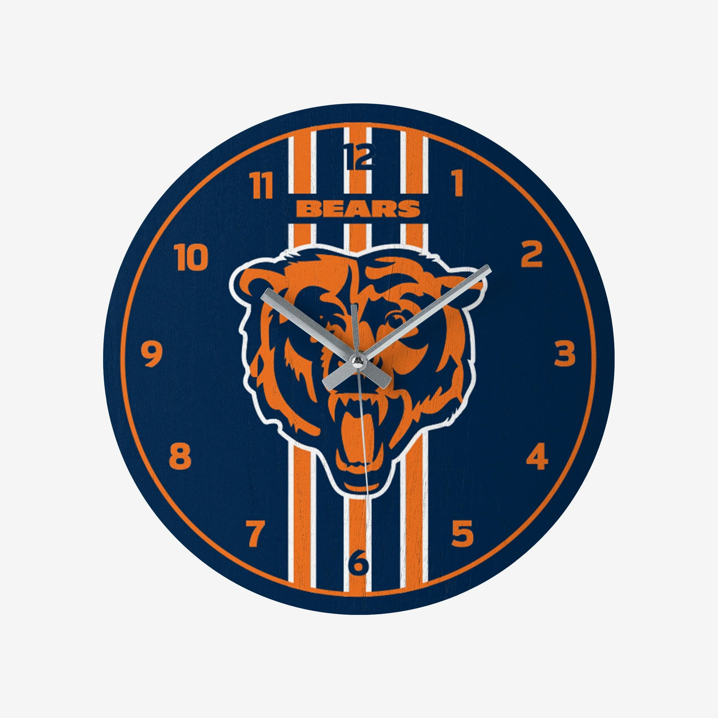 Chicago Bears Team Stripe Clock
