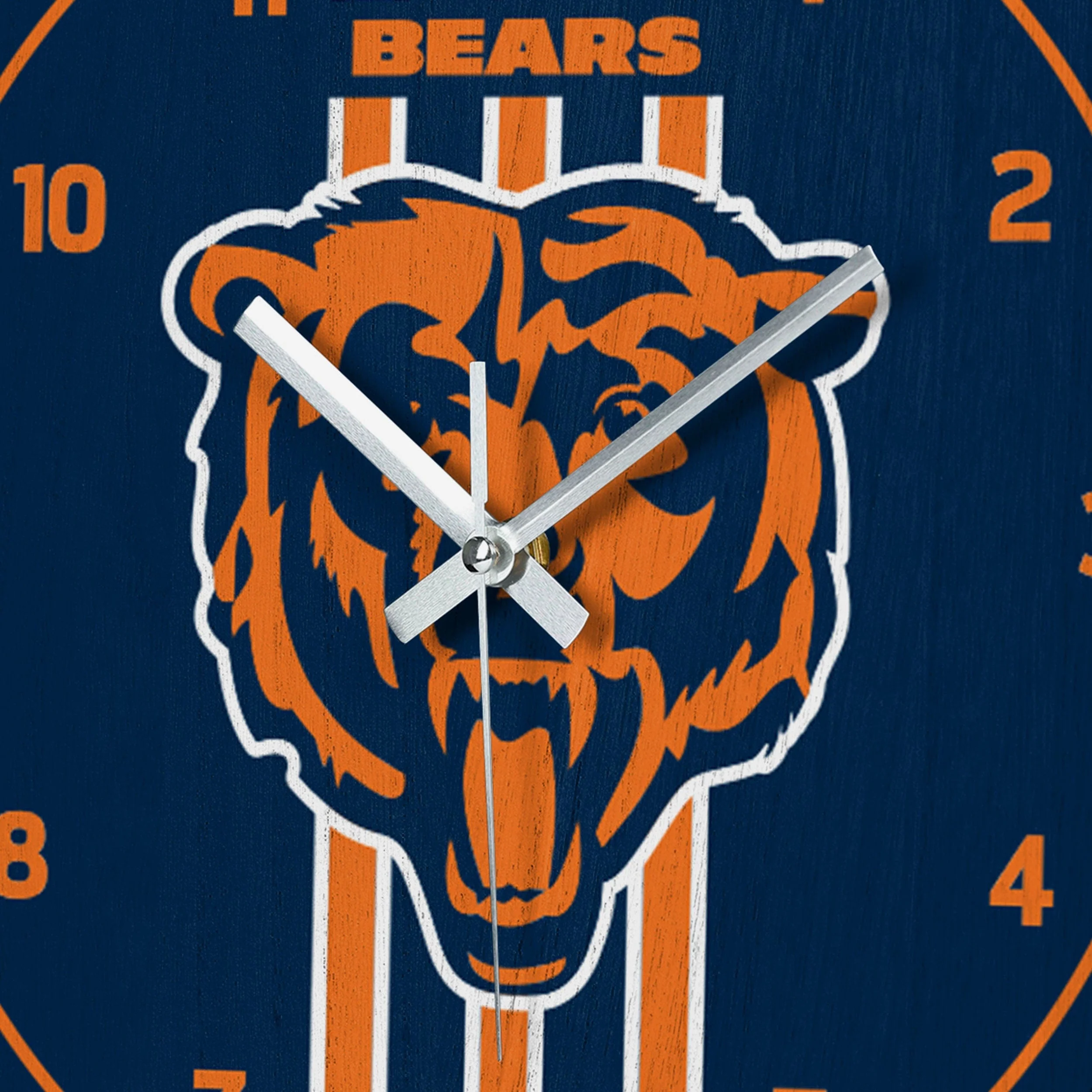 Chicago Bears Team Stripe Clock - Image 3