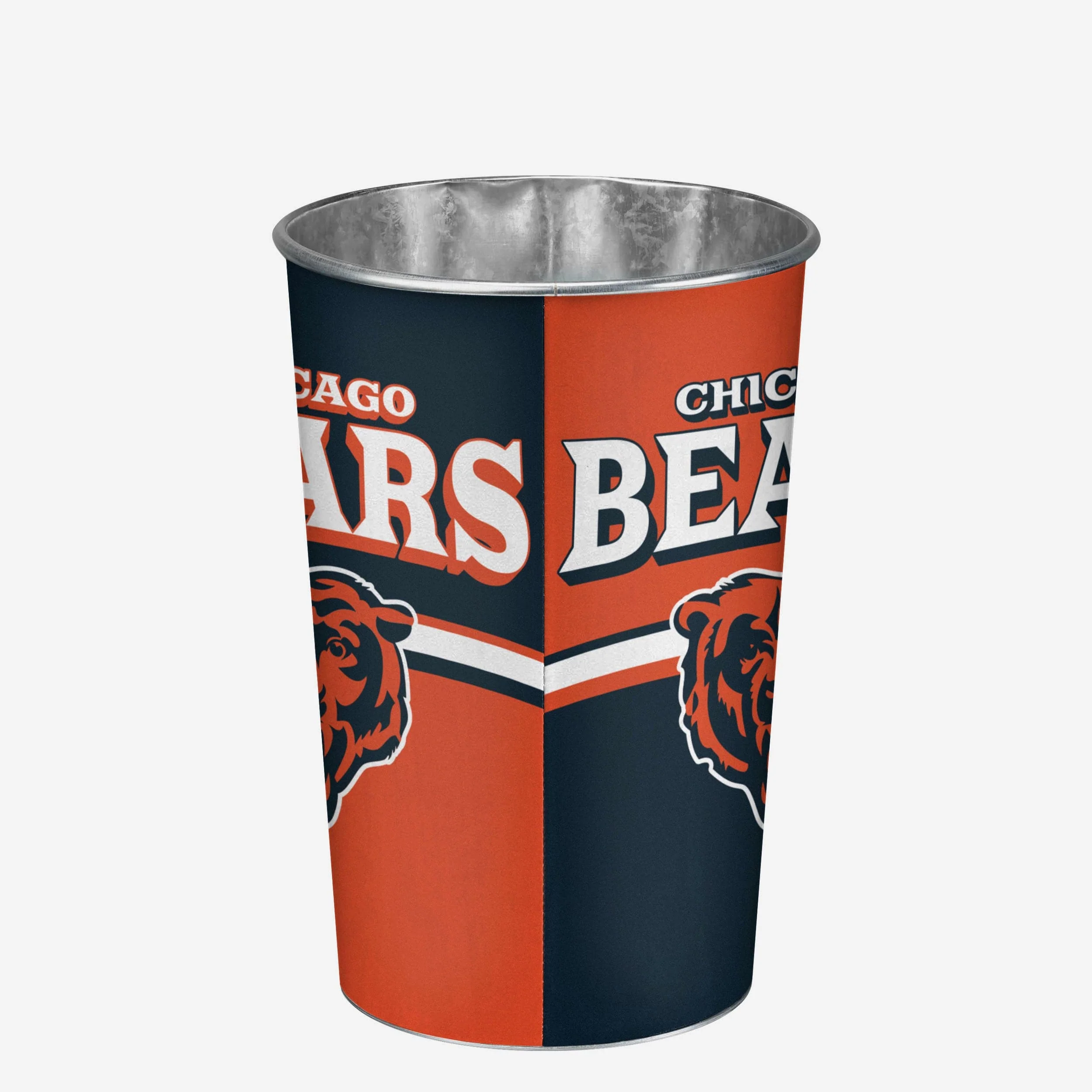 Chicago Bears Team Stripe Trash Can - Image 3