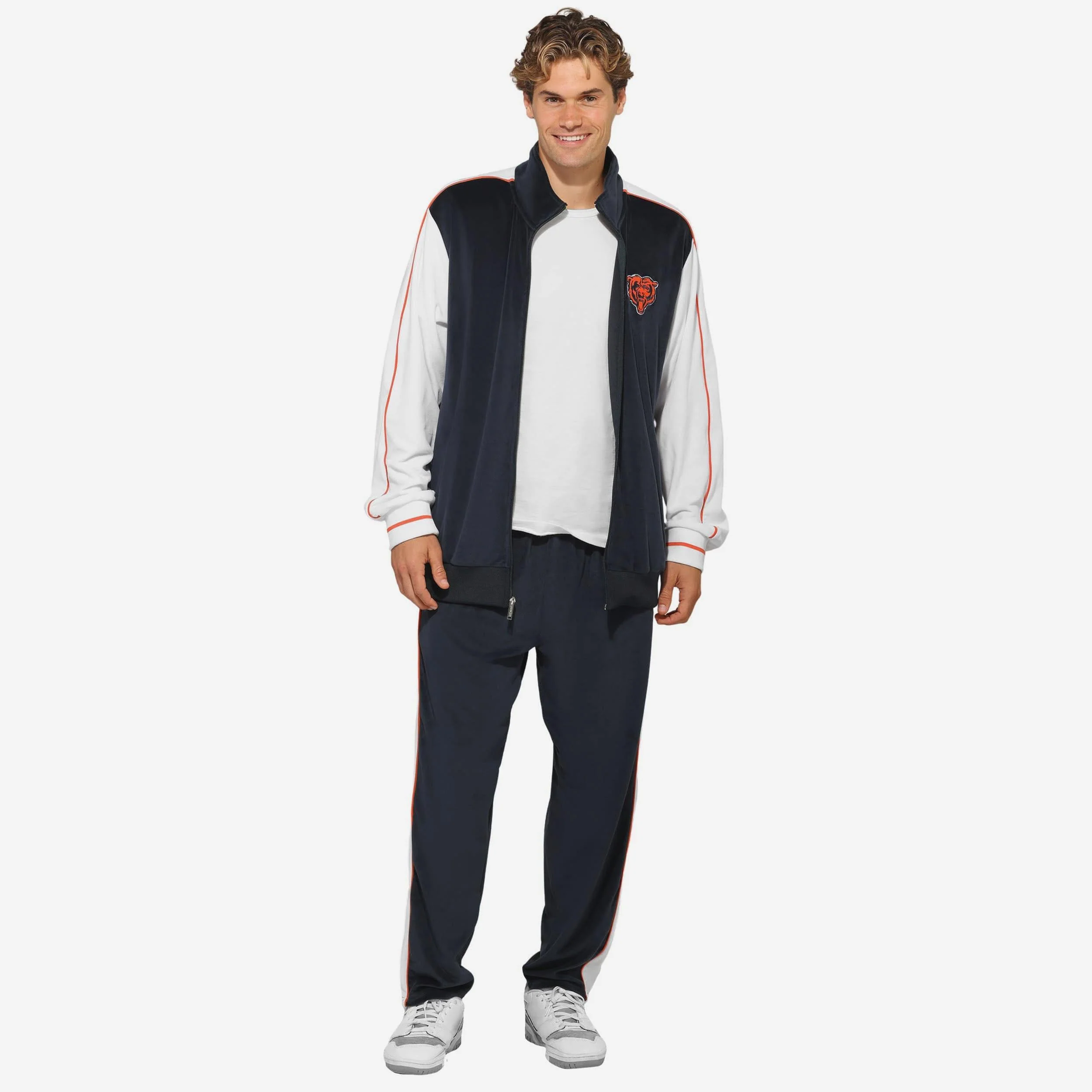 Chicago Bears Two Tone Velour Pants - Image 5