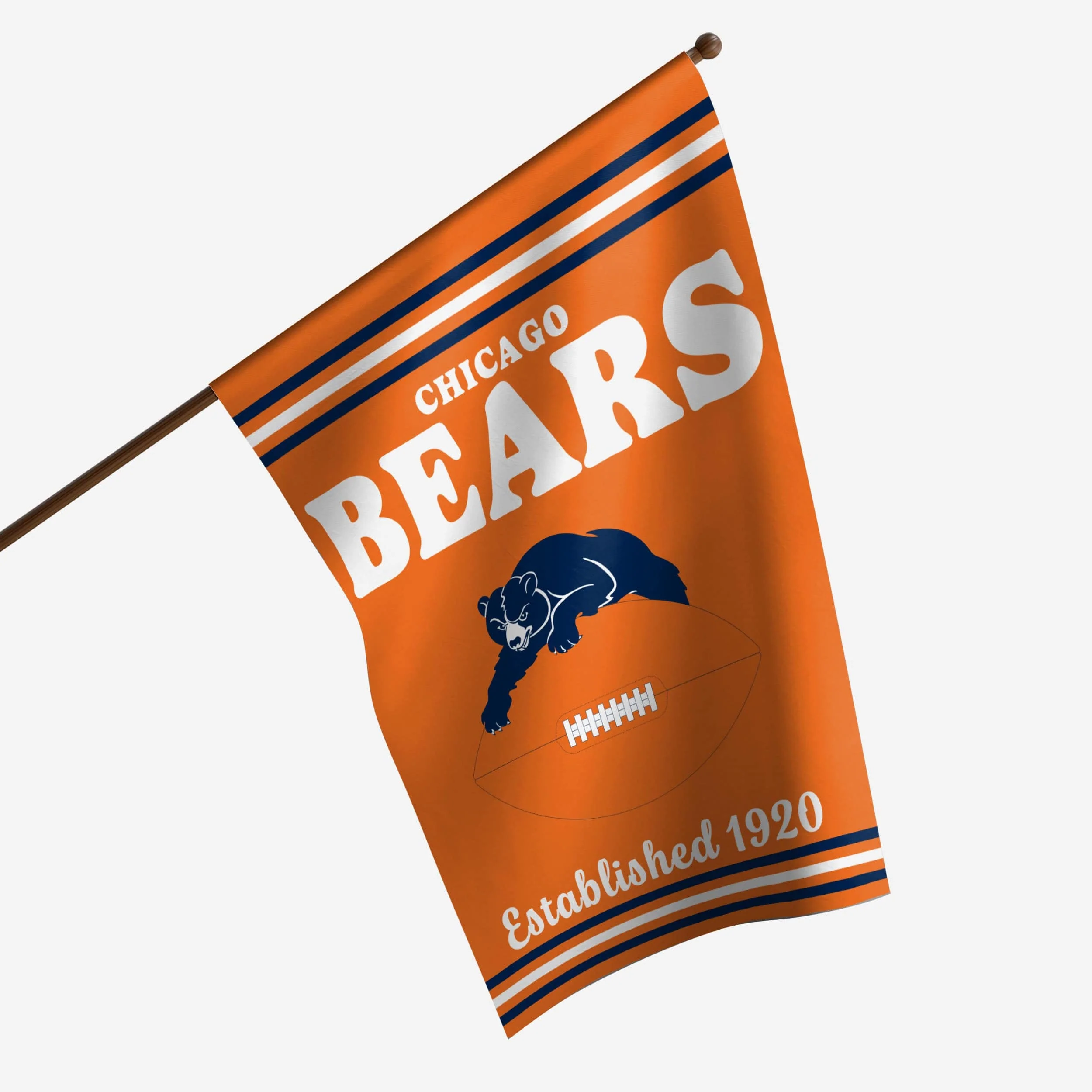 Chicago Bears Vertical Retro Flag