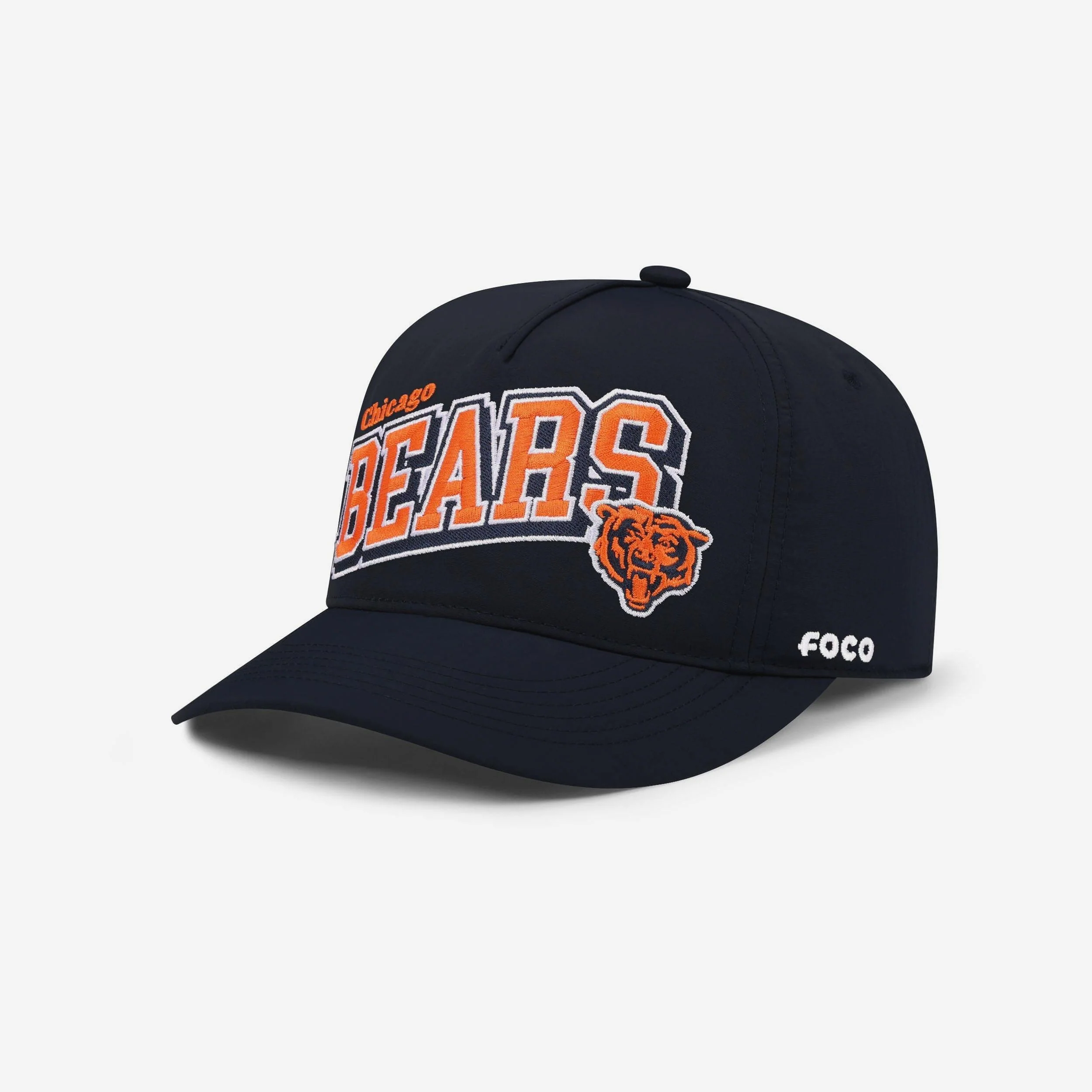 Chicago Bears Wavy Wordmark Poly Marquee RF Cap