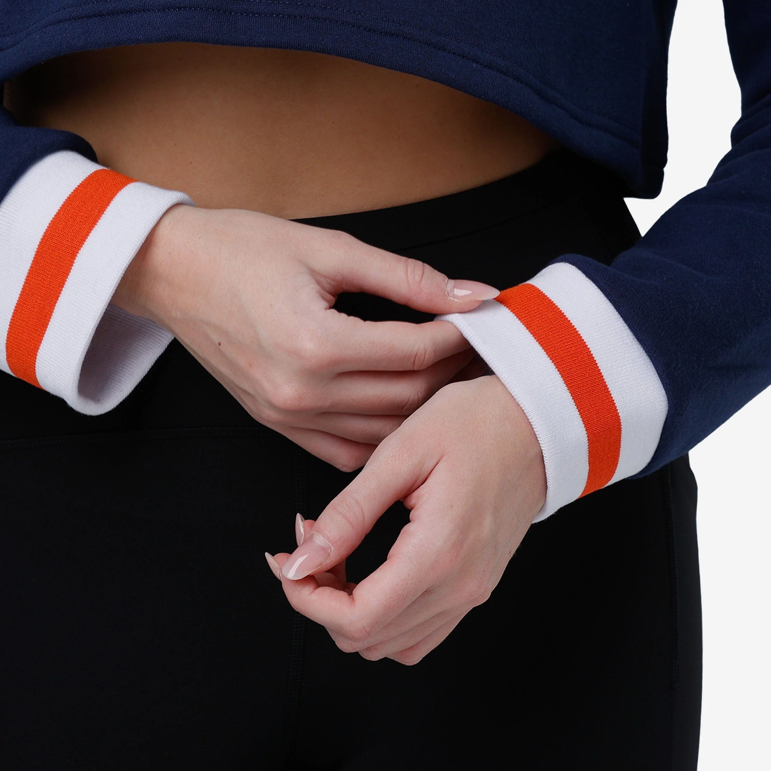 Chicago Bears Womens Cropped Chenille Hoodie - Image 5